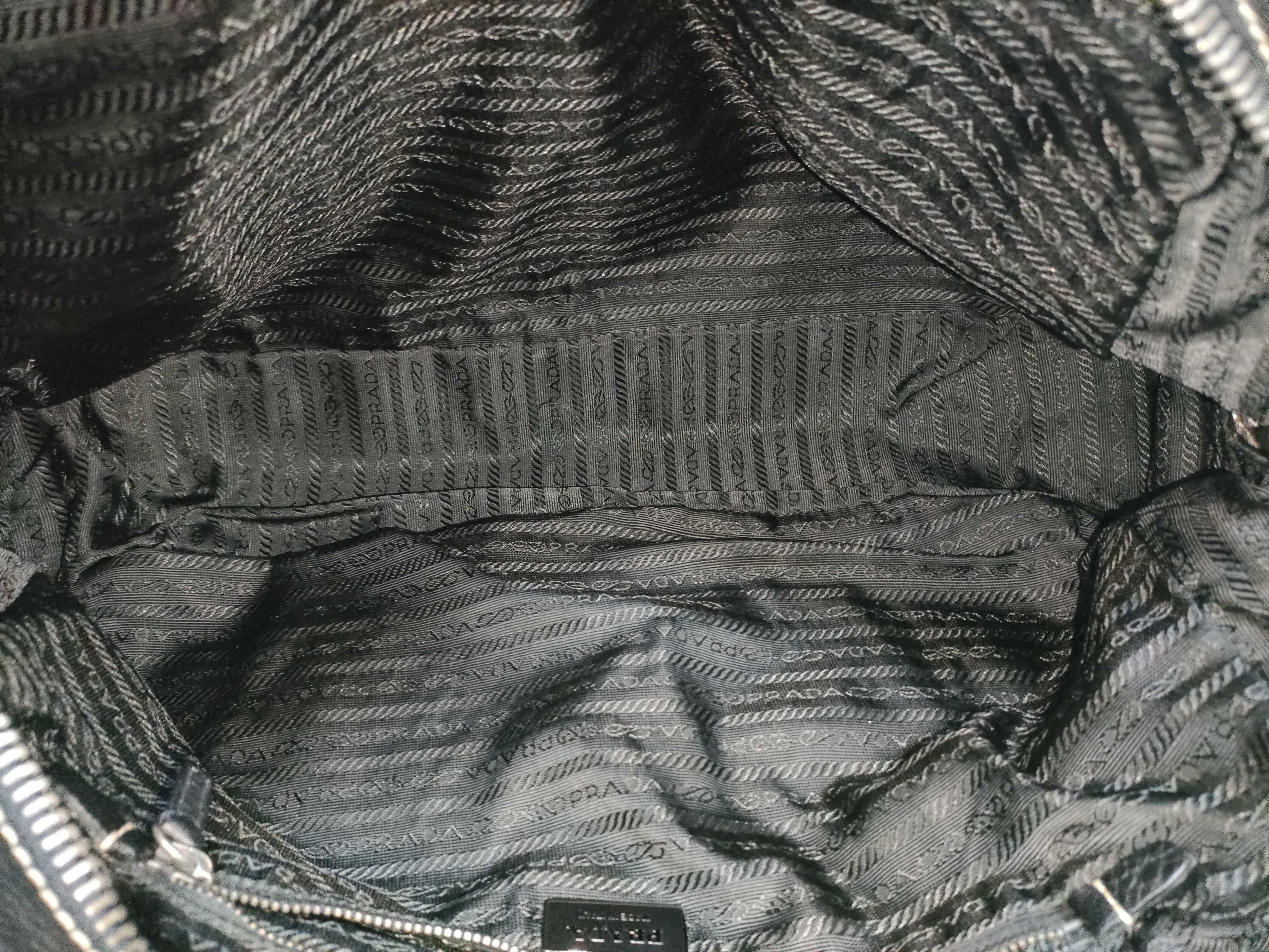 Leather Handbag, Black — view 11