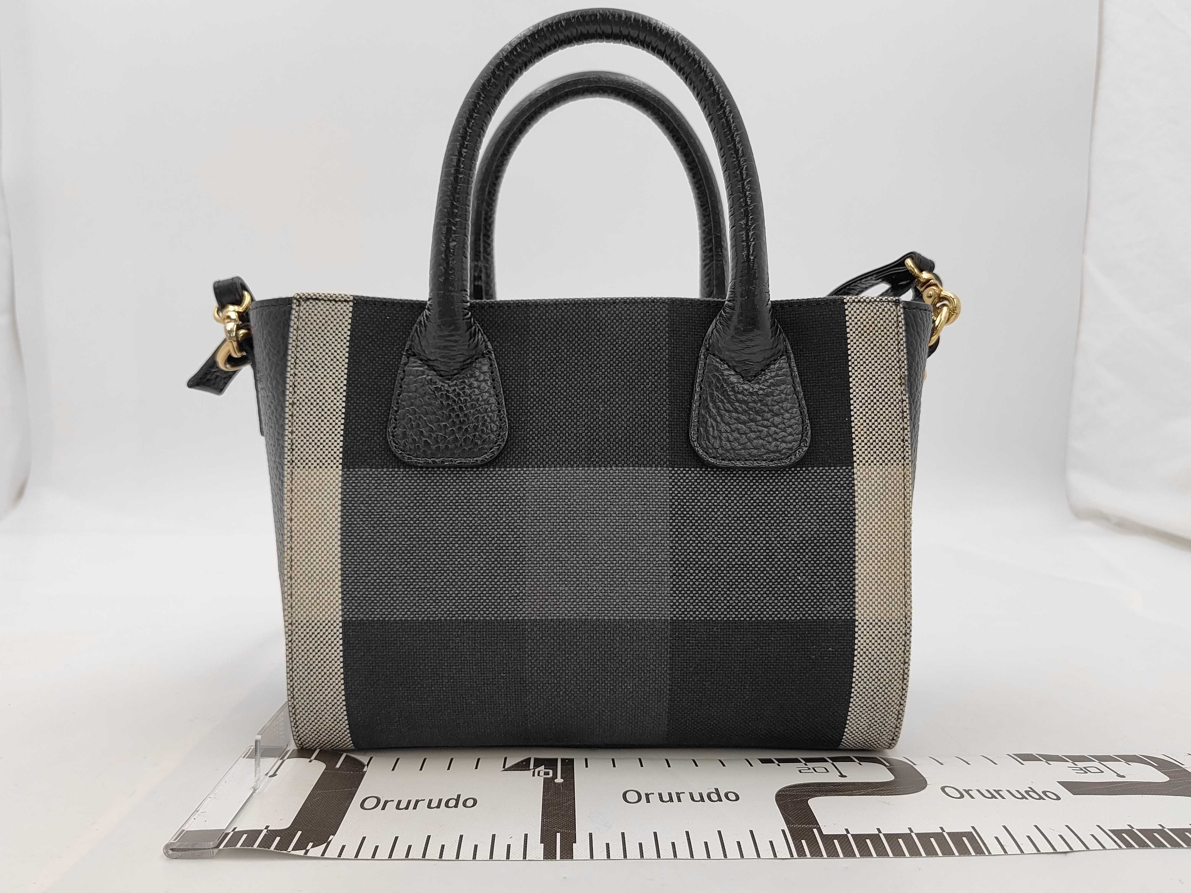Blue Label Nova Check 2-Way Shoulder Bag with Strap (Handbag) — view 2