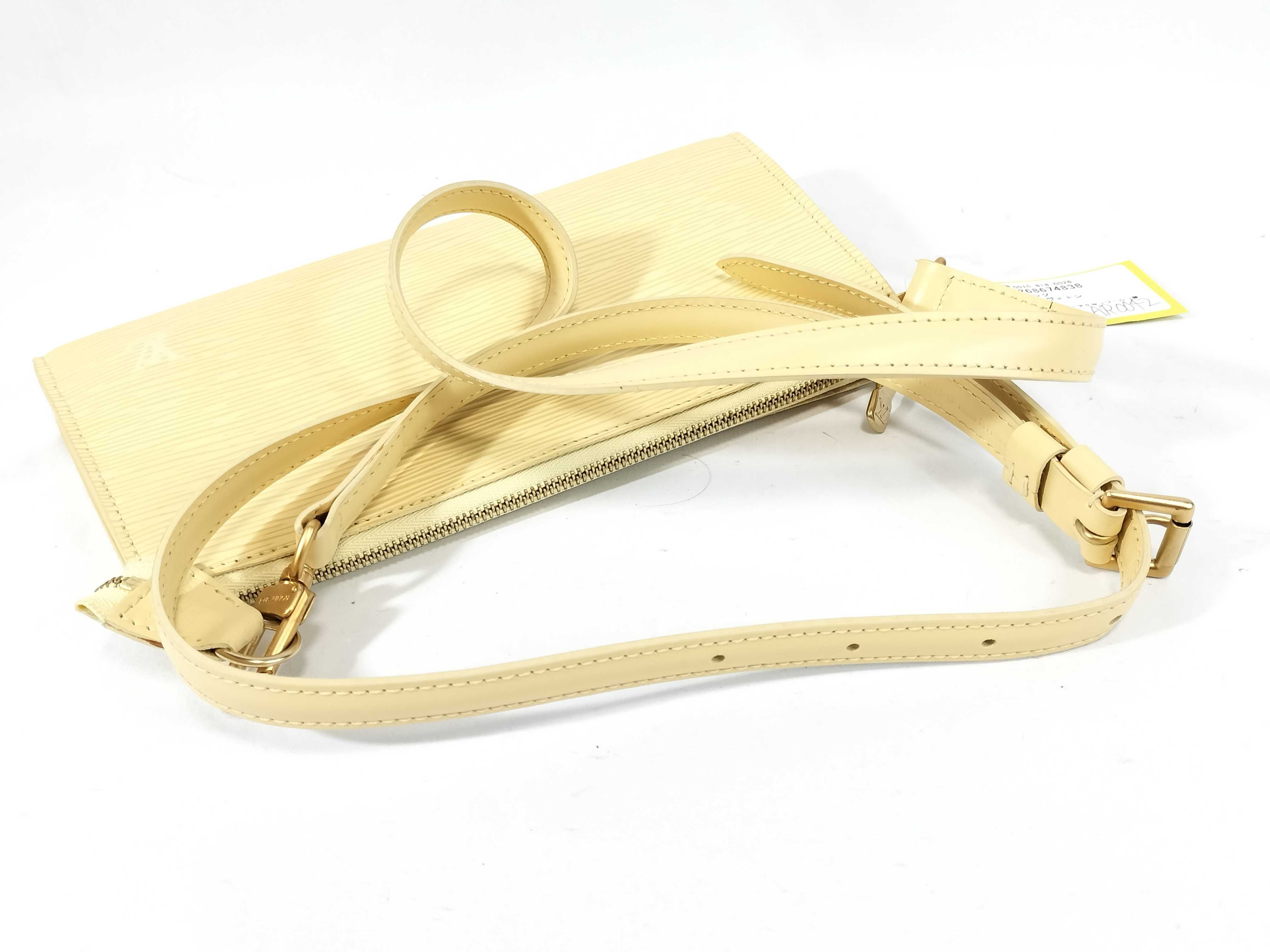 Epi Pochette Accessoires Shoulder Bag with Replacement Strap — view 3