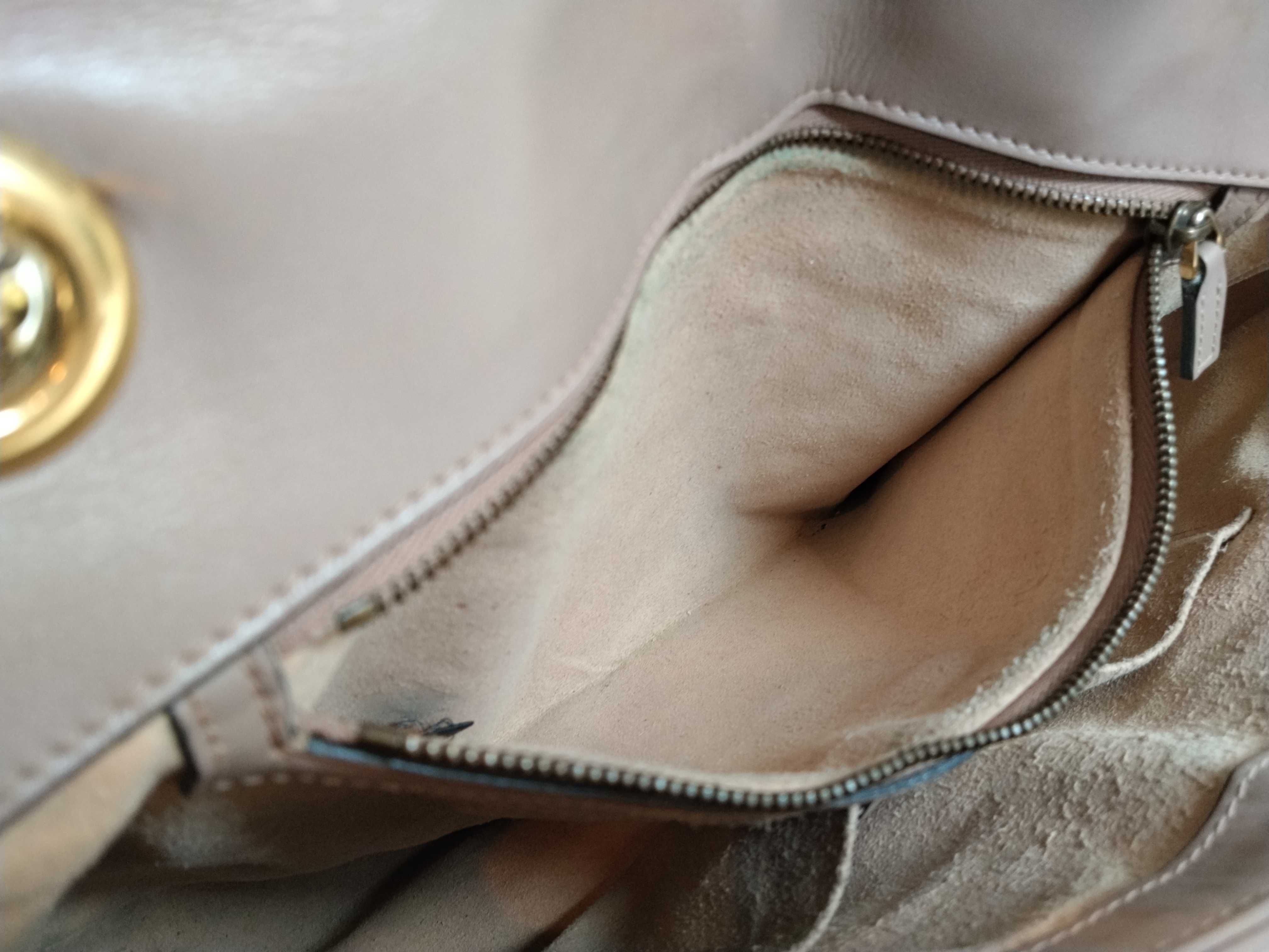 PH-GG Marmont Small Flap Taupe Leather Gold Hardware Chain Shoulder Bag — view 12