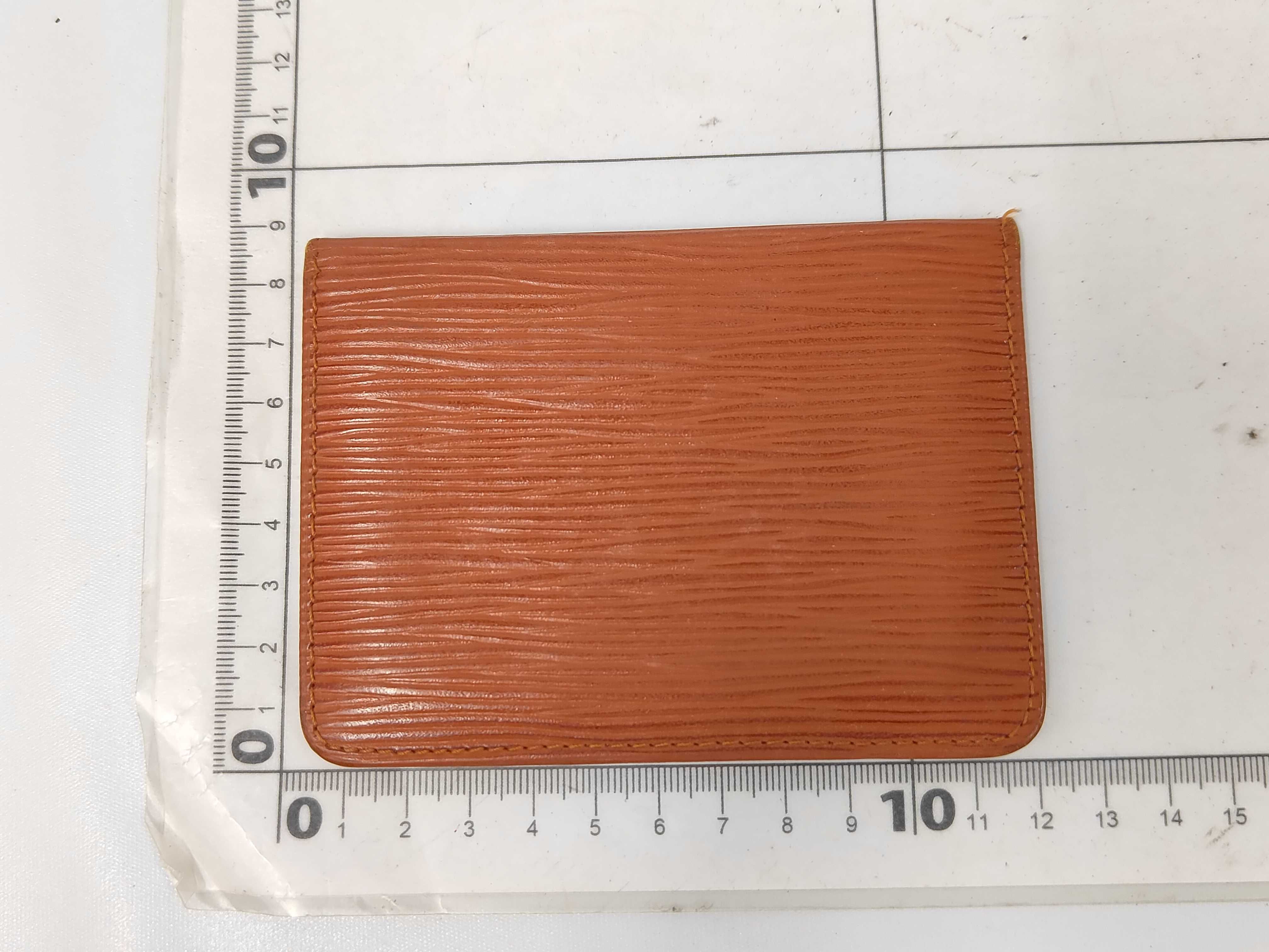 Epi Card Case, Brown (Card Case/Pass Case/Business Card Holder) — view 2