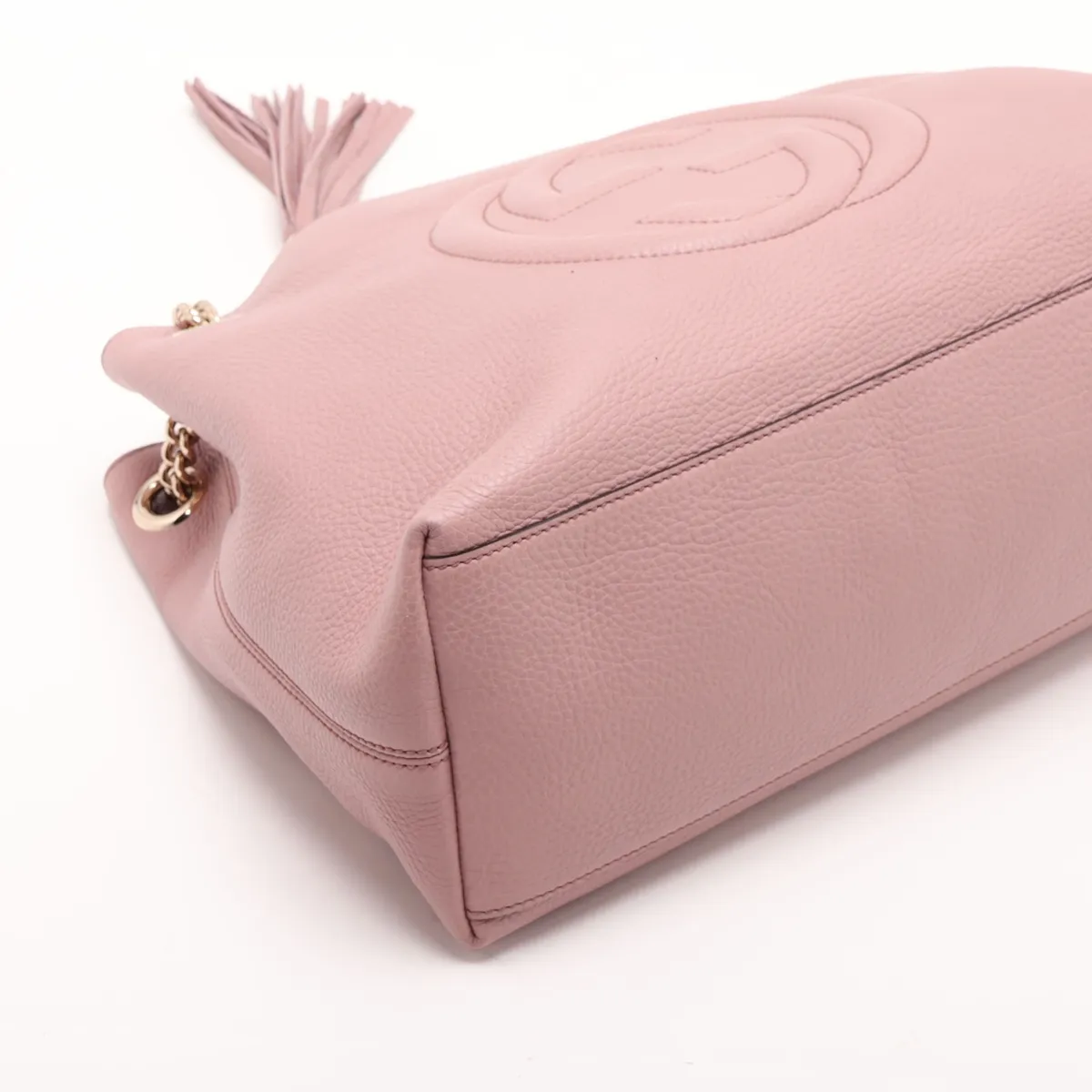 Soho 308982 Leather Chain Shoulder Bag Pink — view 4