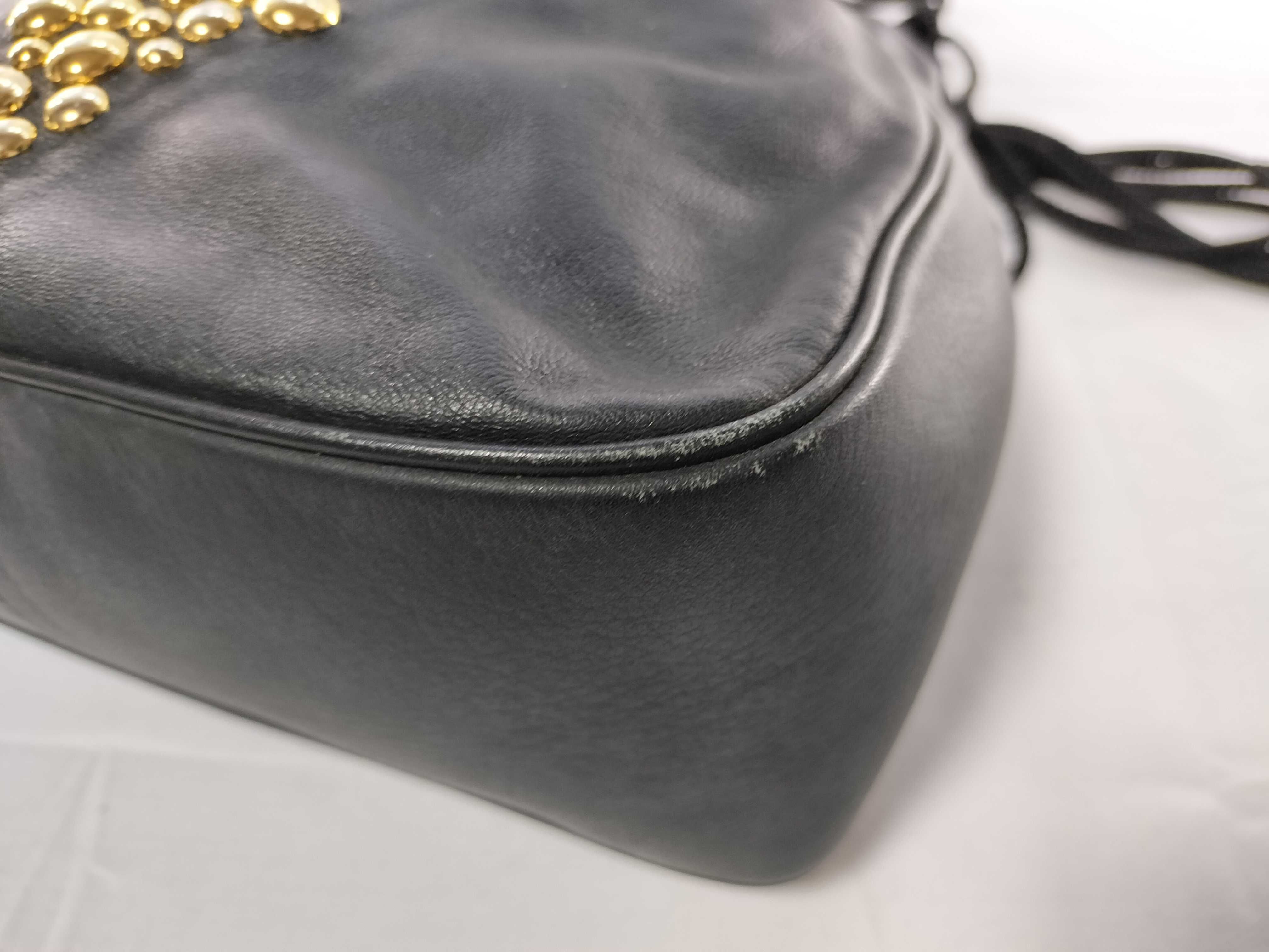 Leather Grape Drawstring Shoulder Bag — view 6