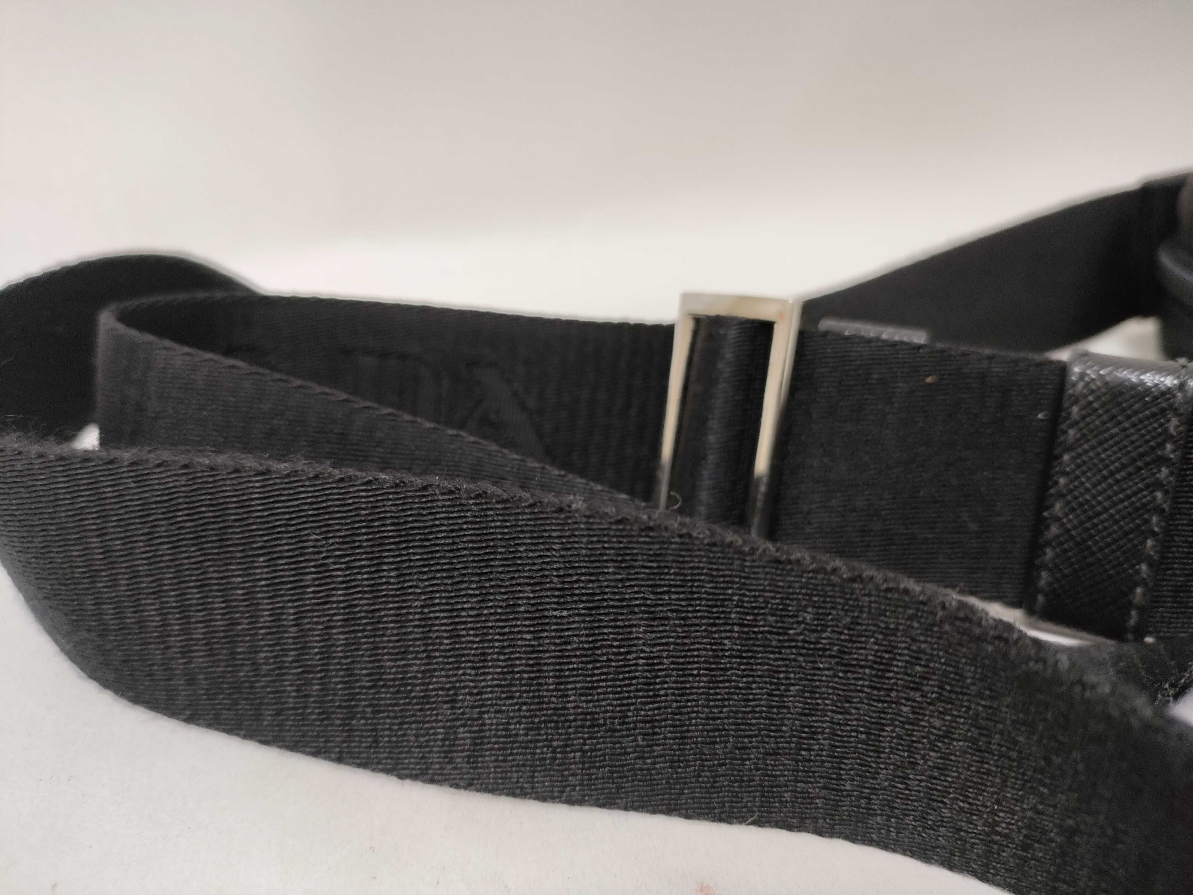 Nylon Shoulder Bag (2VH144) - RFID verified, Triangle logo, Logo belt, Saffiano nylon. — view 4