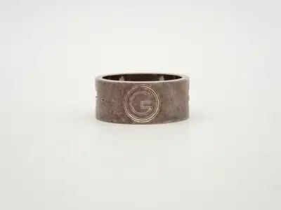 Ring, Round G, Size 62, SV925, 11.9g