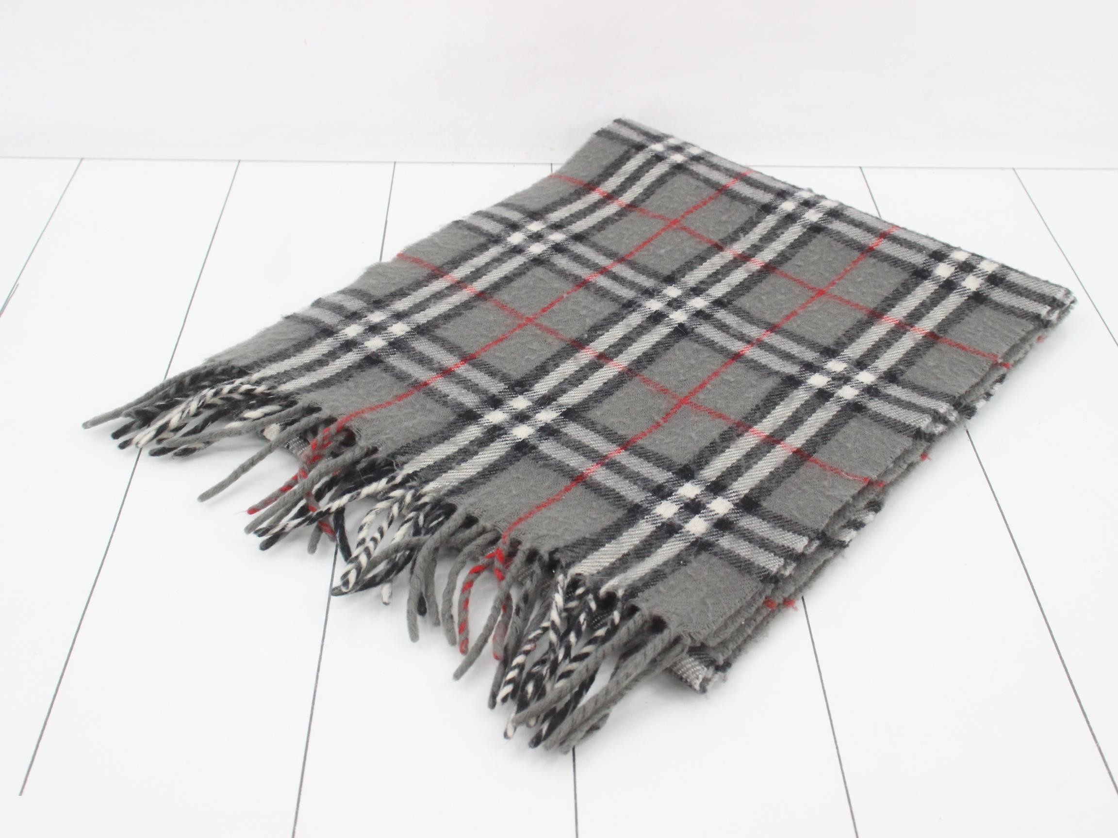 Scarf, Nova Check, Gray