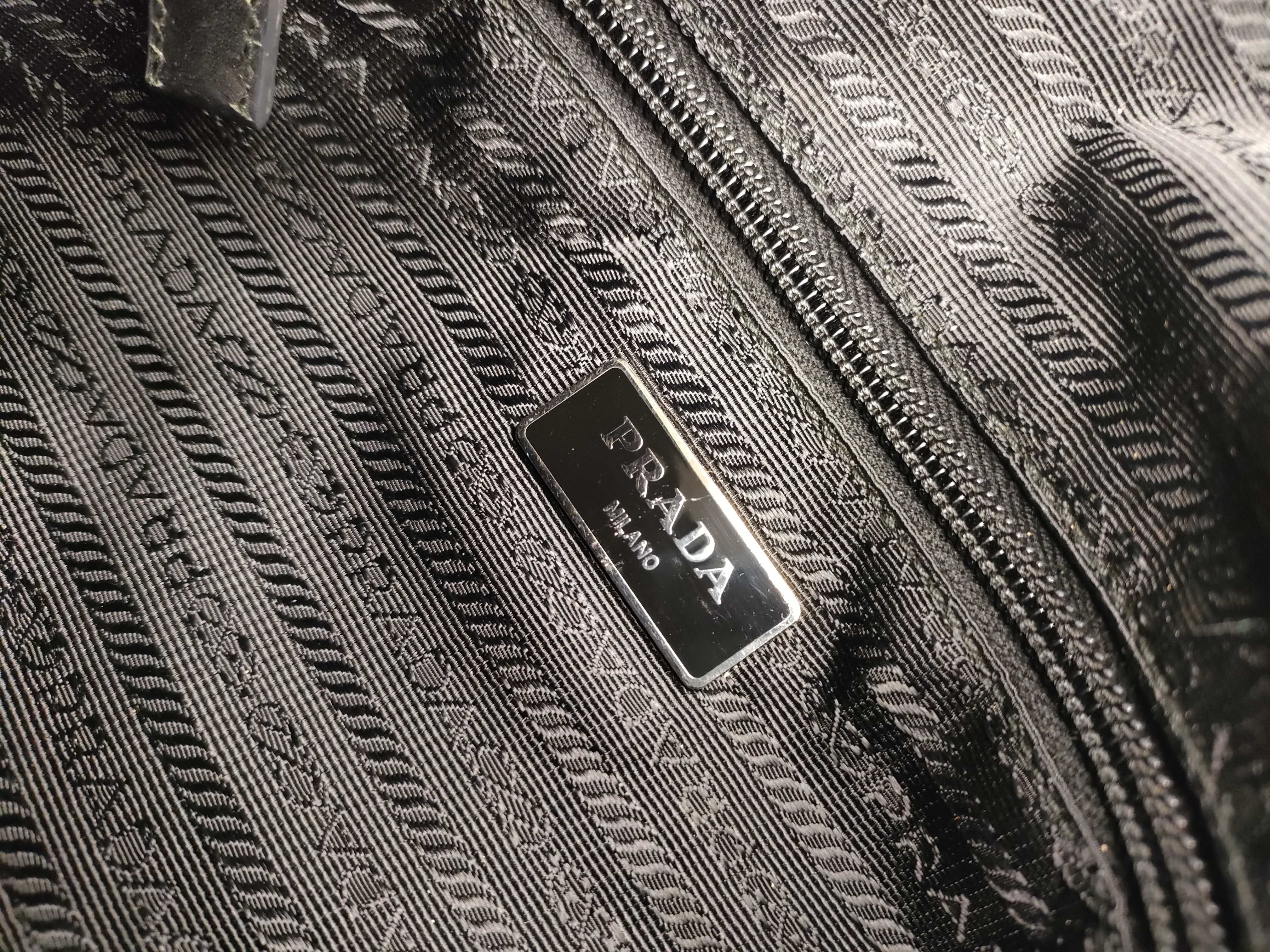 Nylon Shoulder Bag (Current Model) - Triangle Logo — view 11