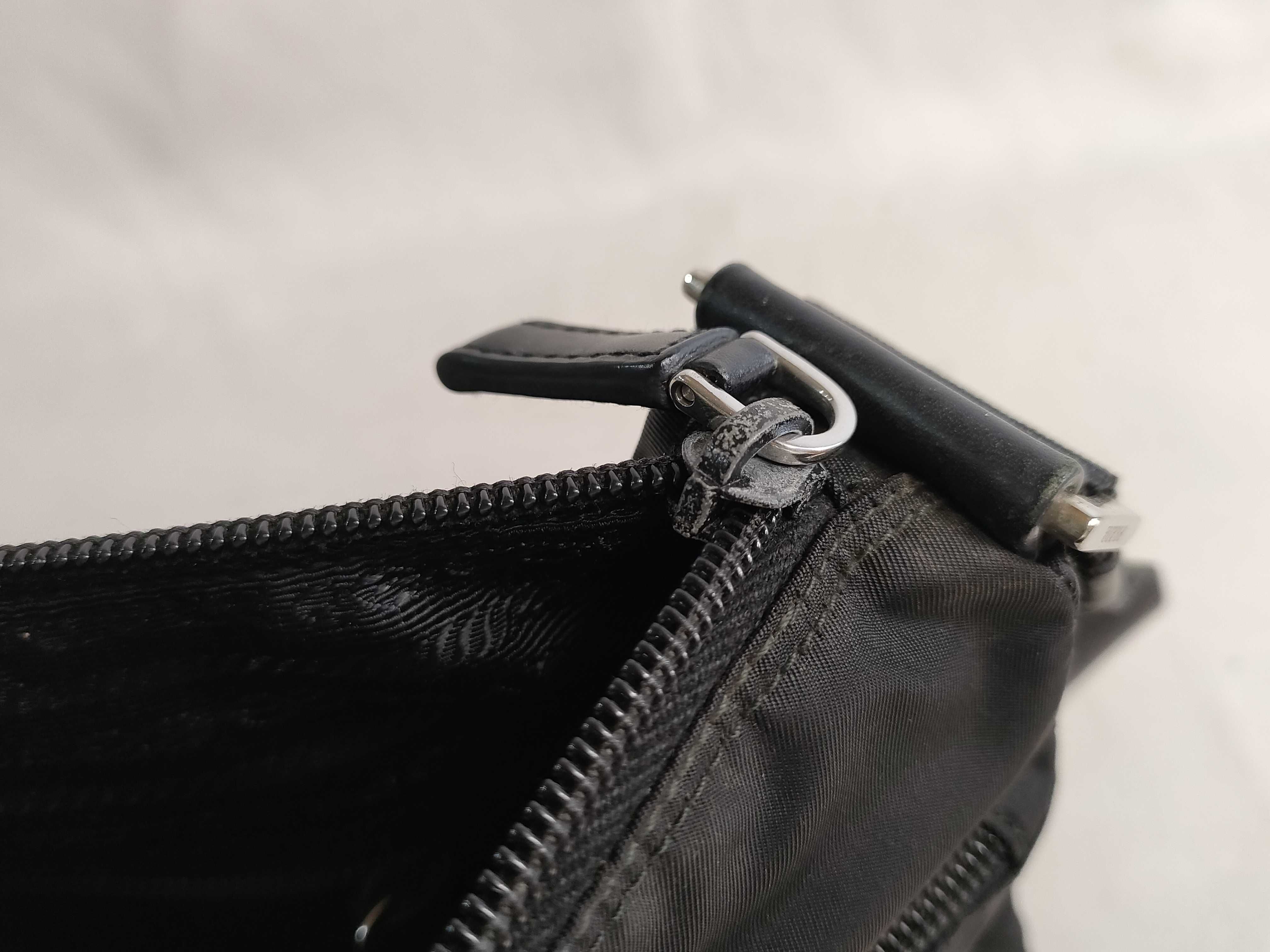 Nylon Shoulder Bag (Current Model) - Triangle Logo — view 13