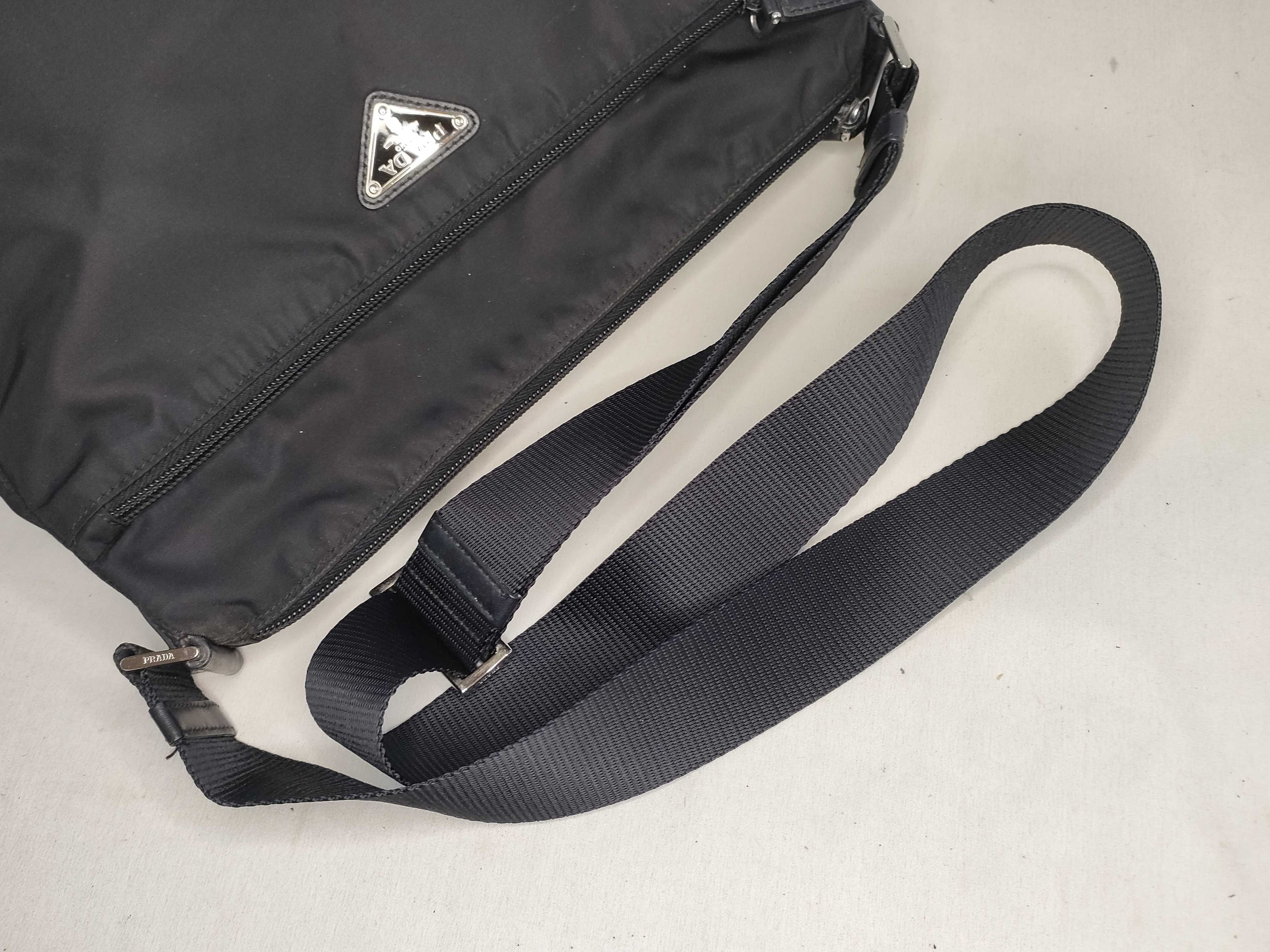 Nylon Shoulder Bag (Current Model) - Triangle Logo — view 3