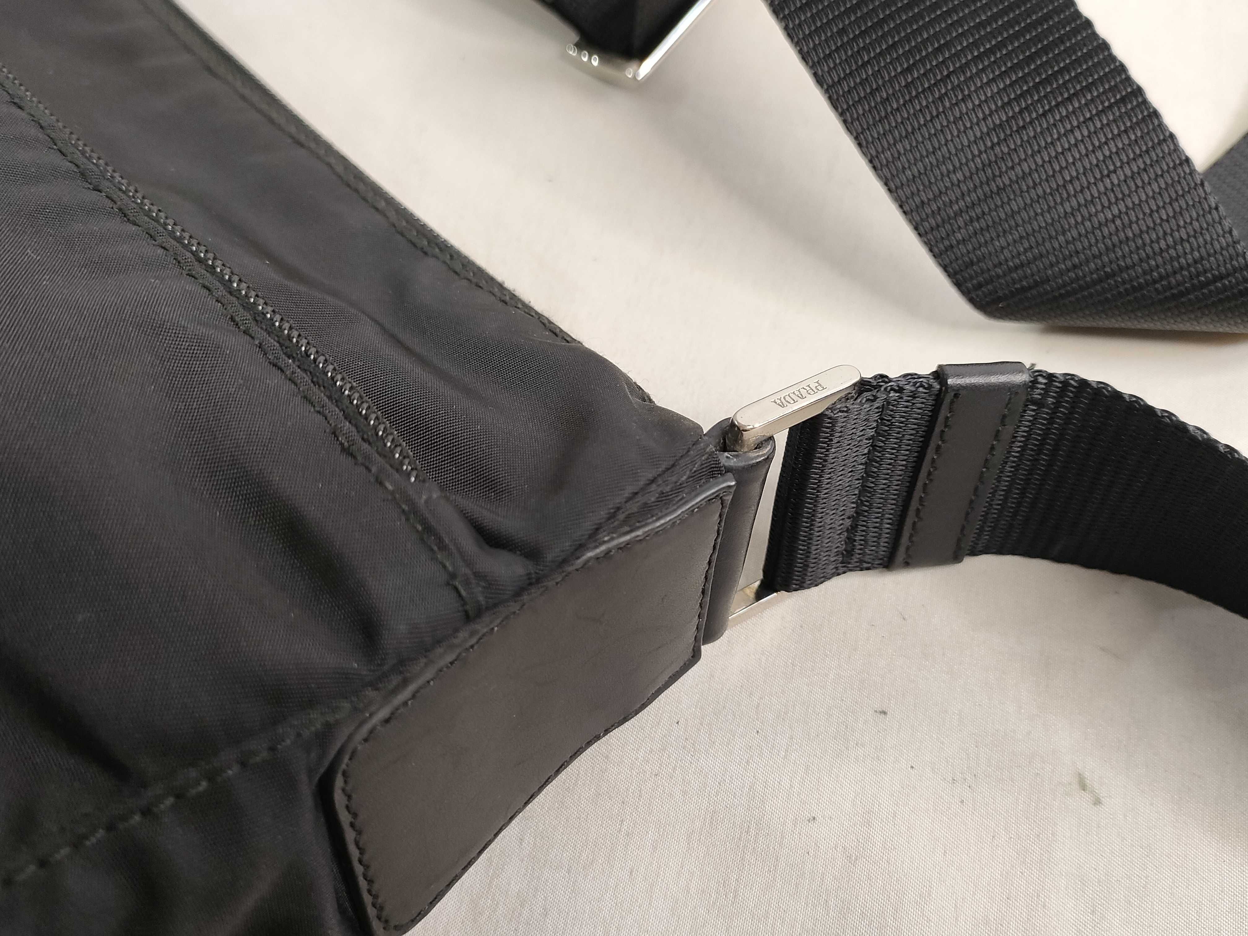 Nylon Shoulder Bag (Current Model) - Triangle Logo — view 5