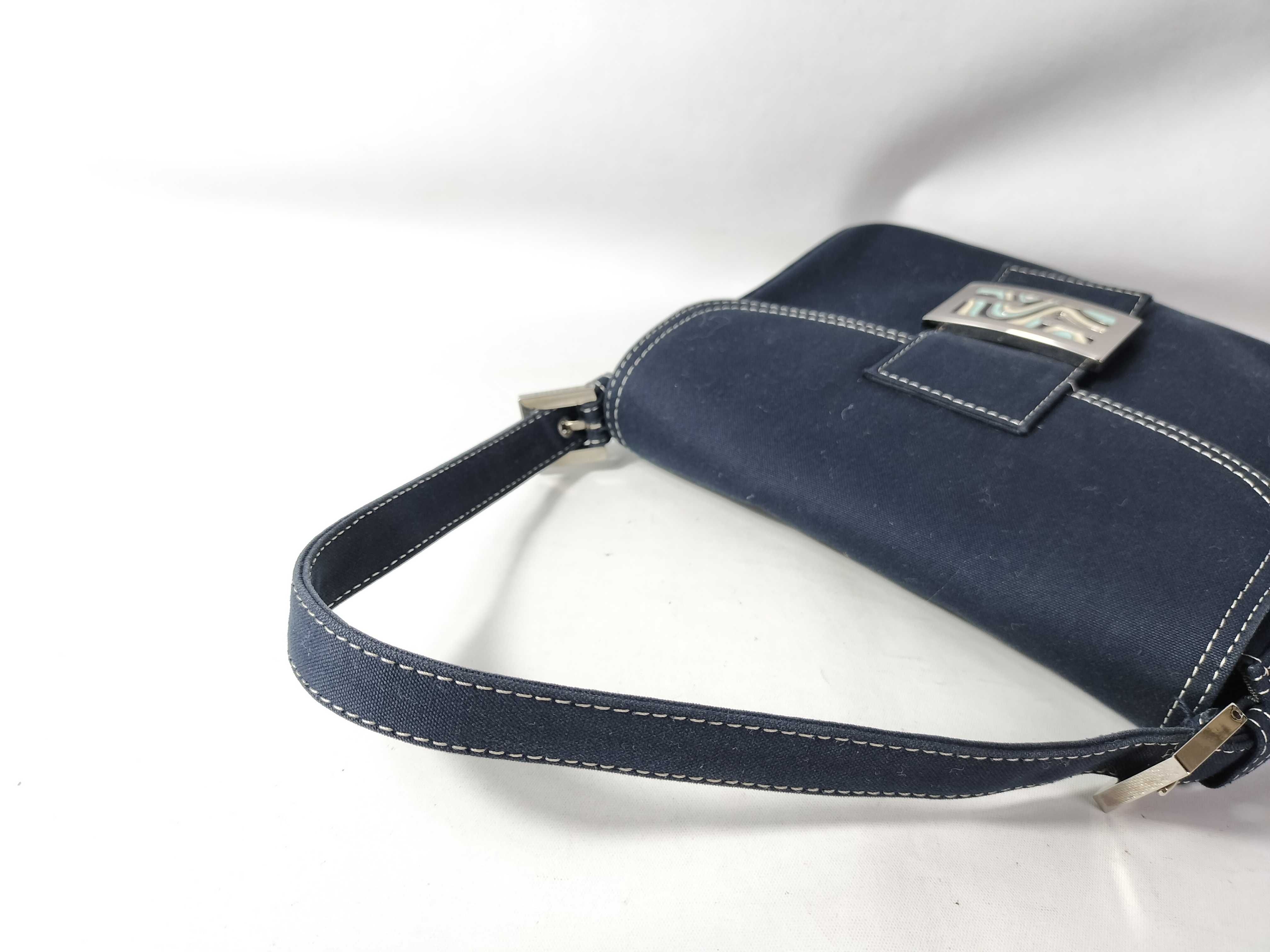 Mamma Bucket Marble Denim One-Shoulder Bag — view 3
