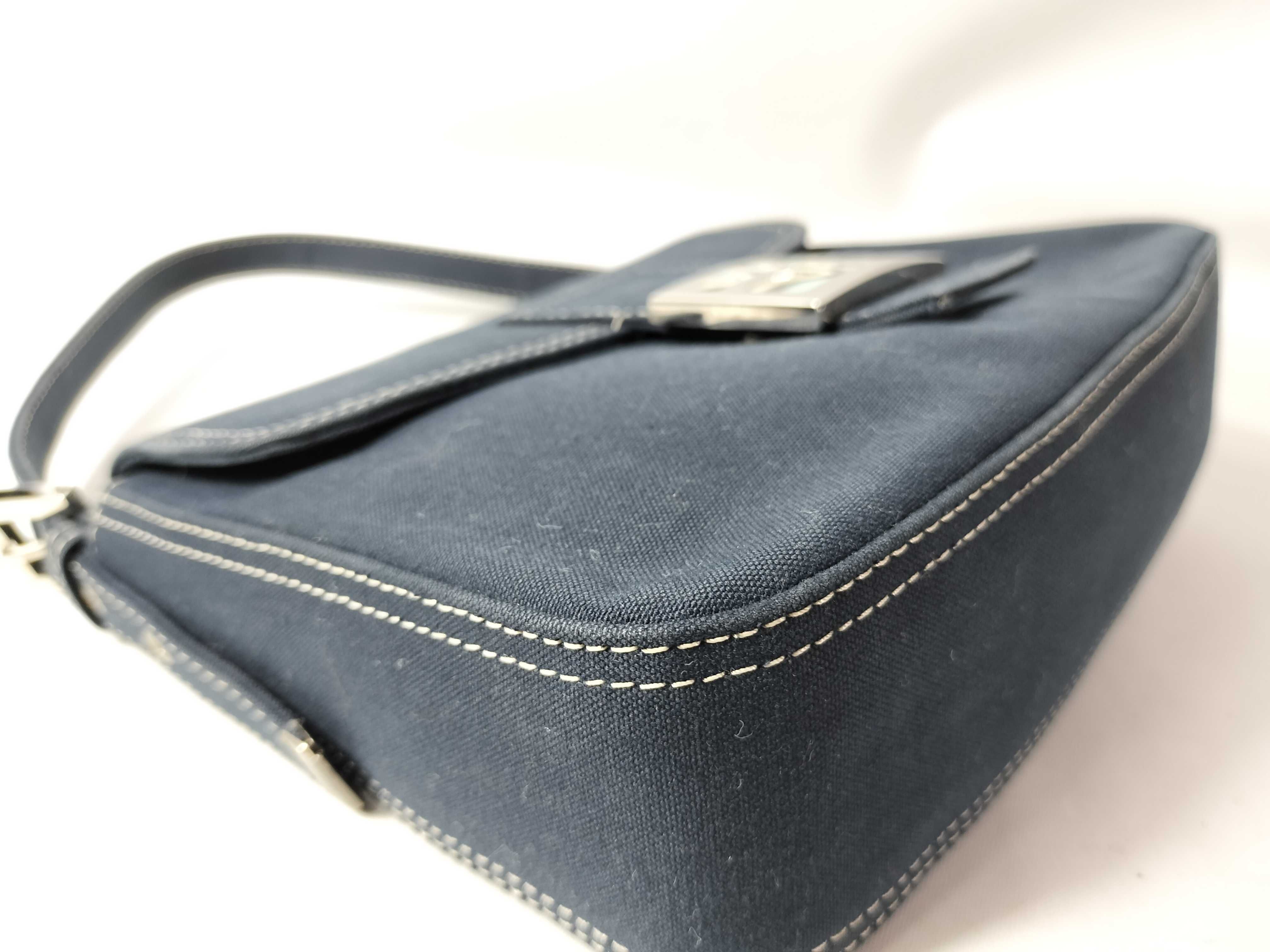 Mamma Bucket Marble Denim One-Shoulder Bag — view 6