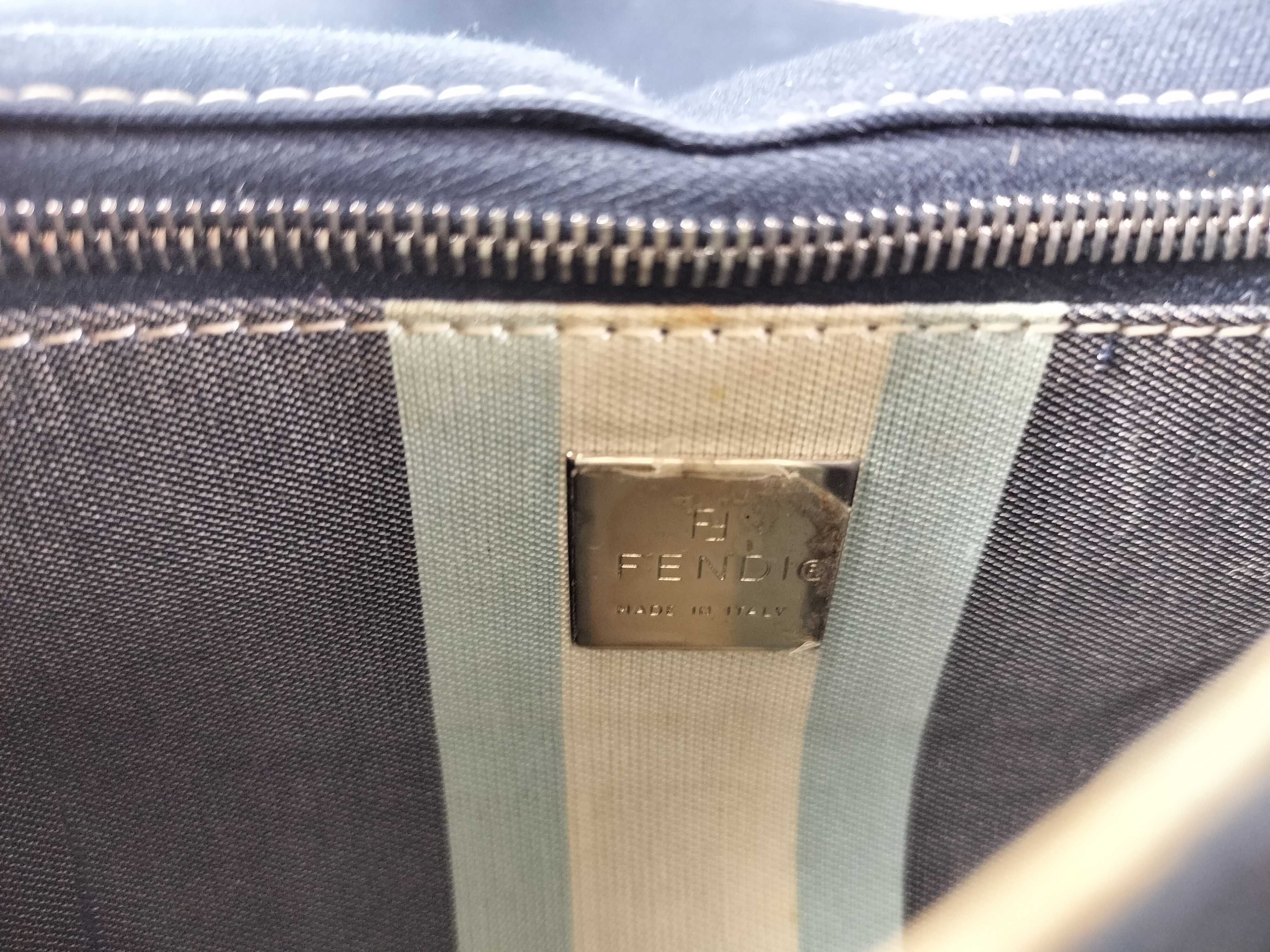 Mamma Bucket Marble Denim One-Shoulder Bag — view 10