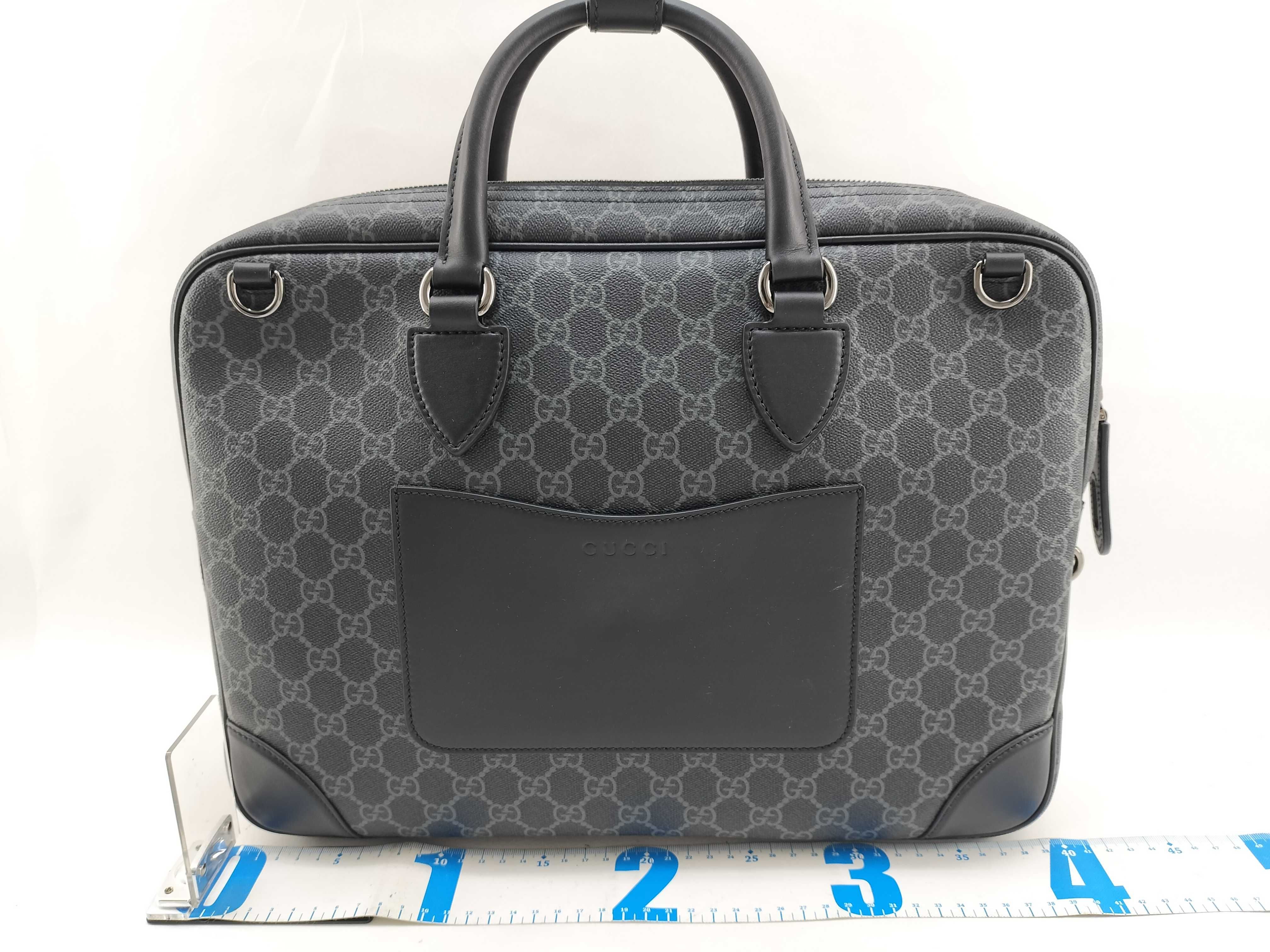 GG Supreme Briefcase, Unused, with Strap, Business Bag — view 2
