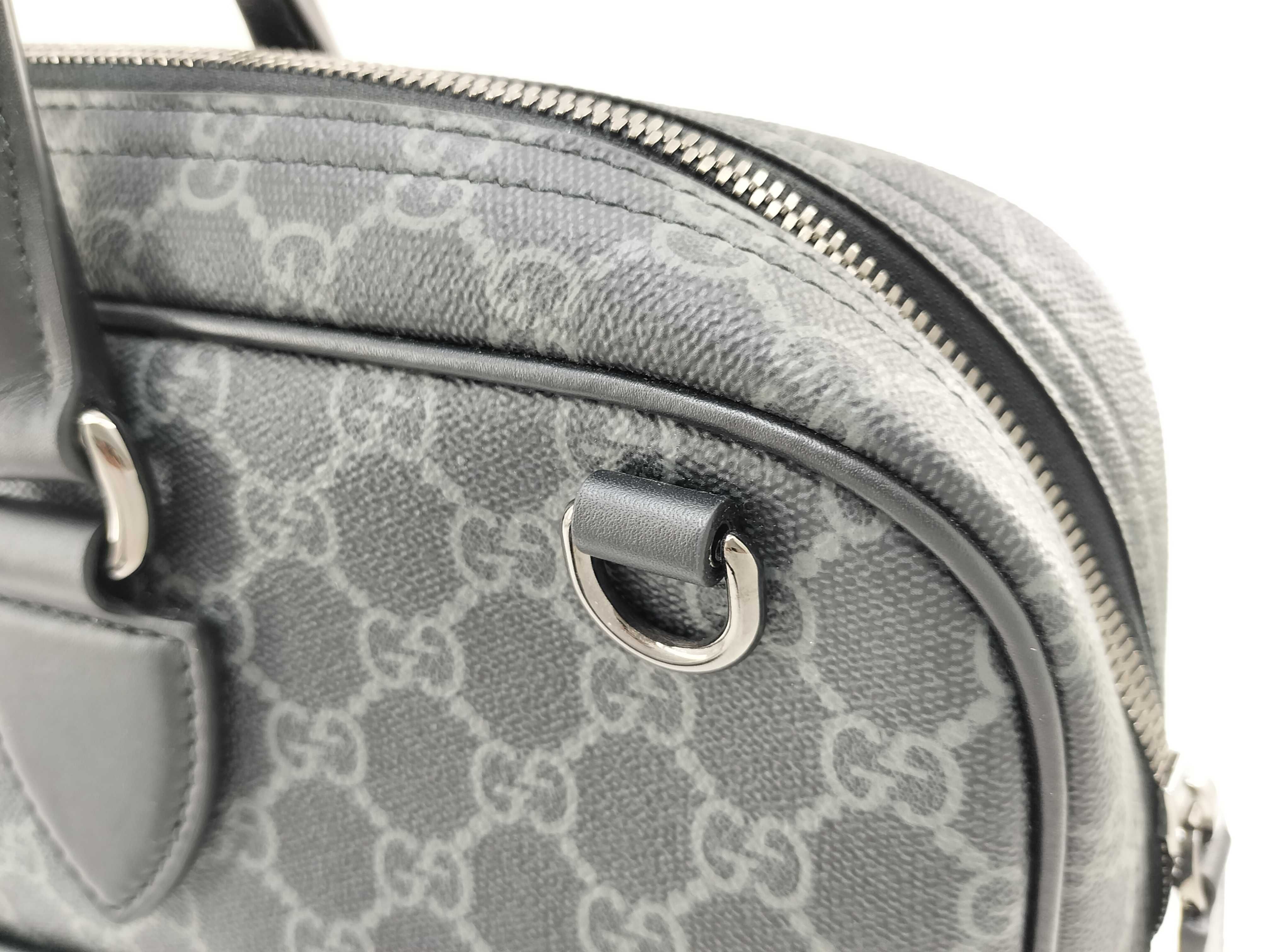 GG Supreme Briefcase, Unused, with Strap, Business Bag — view 4