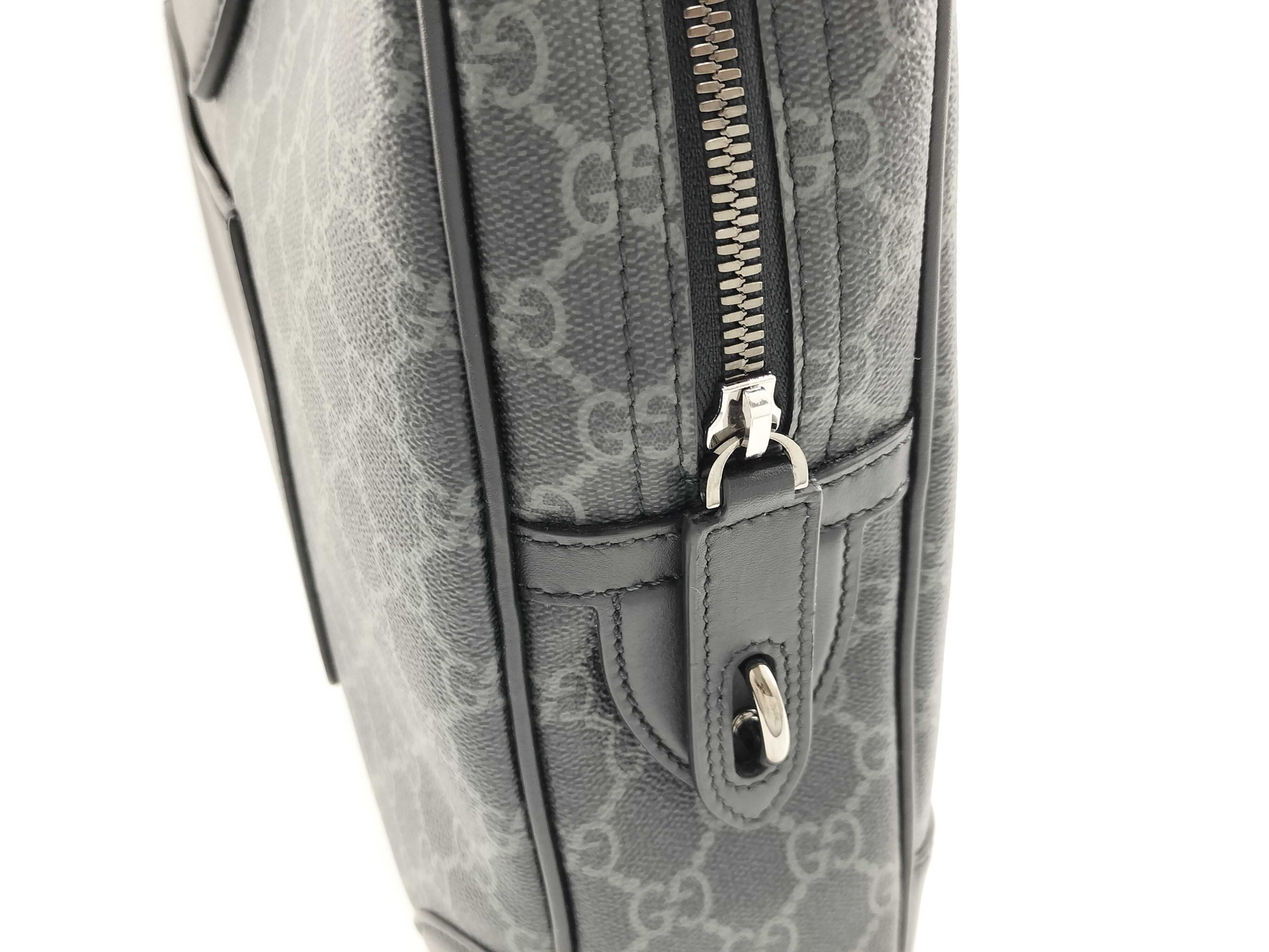 GG Supreme Briefcase, Unused, with Strap, Business Bag — view 5