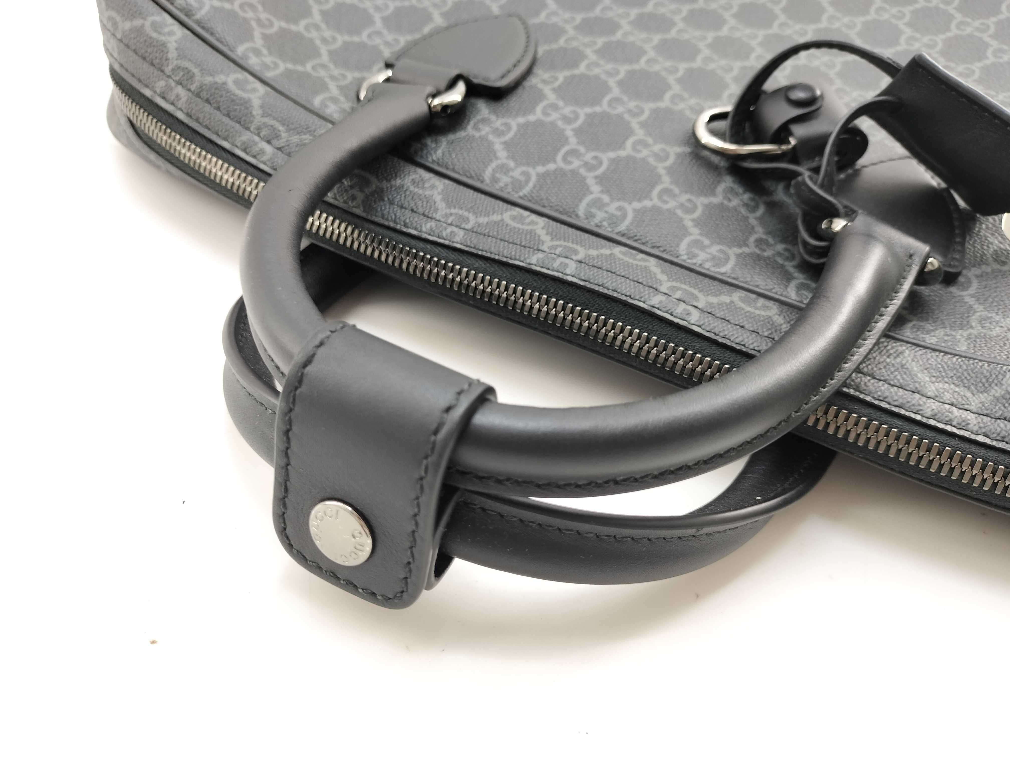 GG Supreme Briefcase, Unused, with Strap, Business Bag — view 9