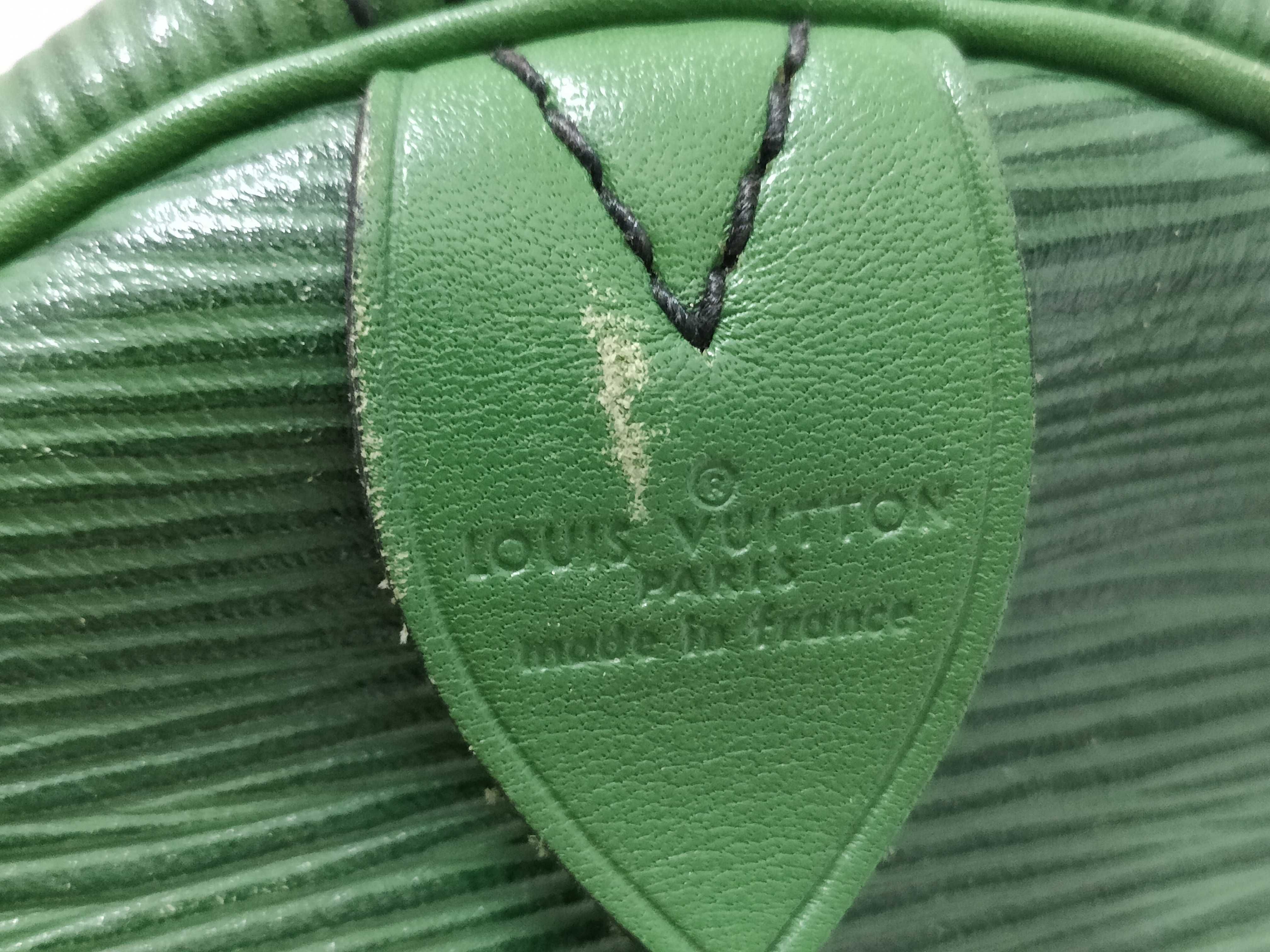 Monogram LV Keepall 50 Borneo Green Boston Bag — view 11