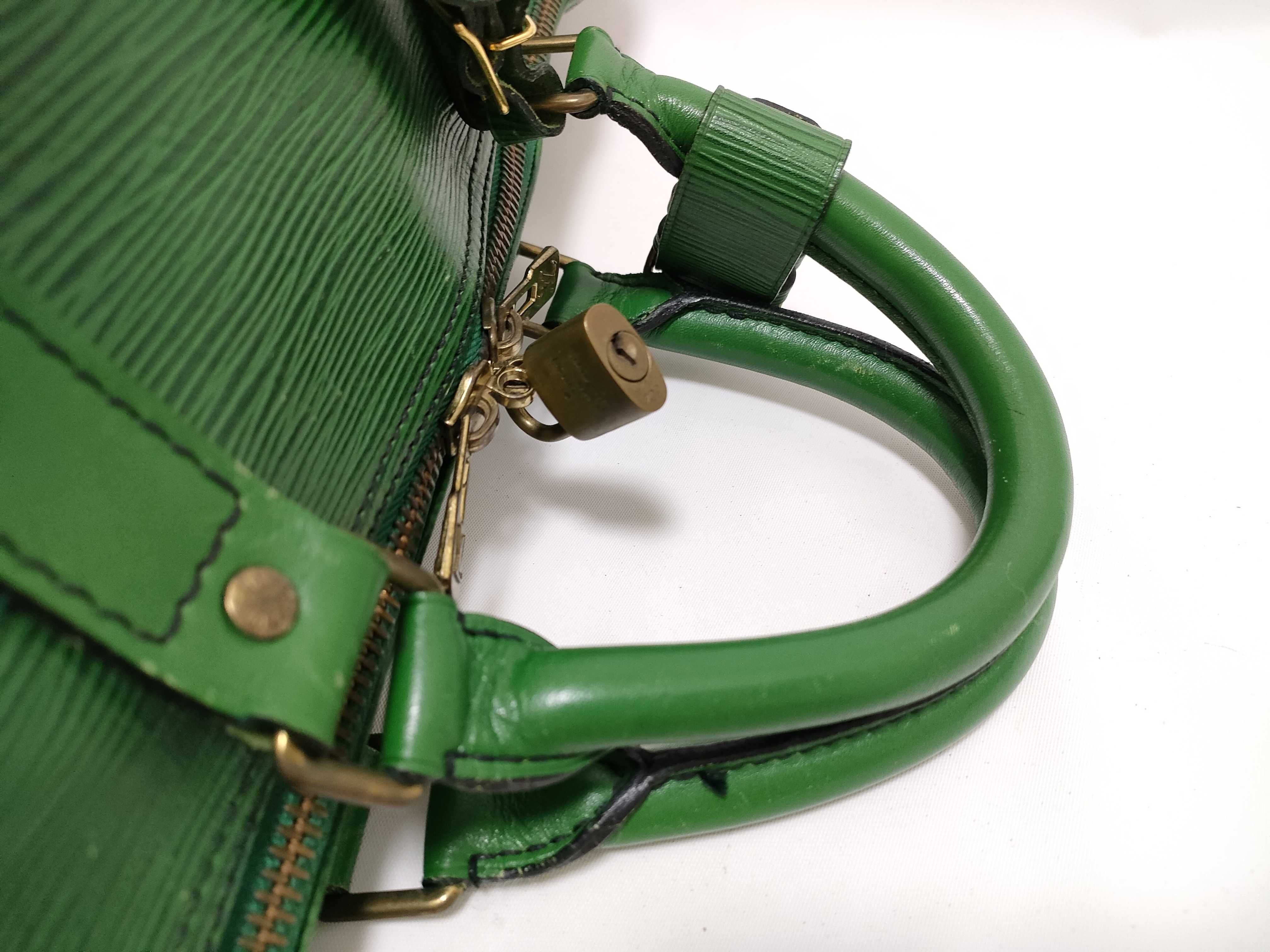 Monogram LV Keepall 50 Borneo Green Boston Bag — view 3
