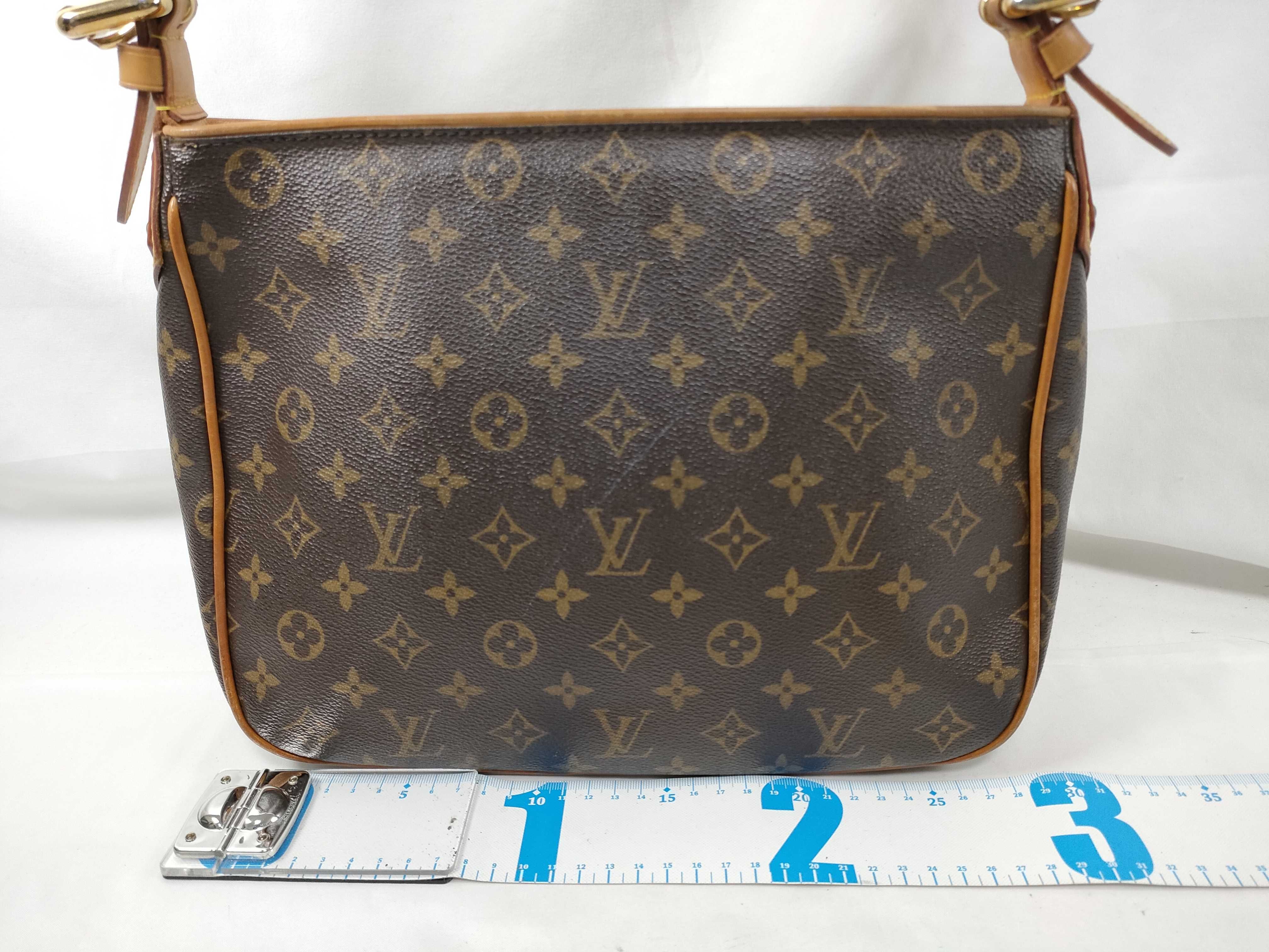 Monogram Louis Vuitton Brown Monogram Hudson GM M40045 Shoulder Bag — view 2