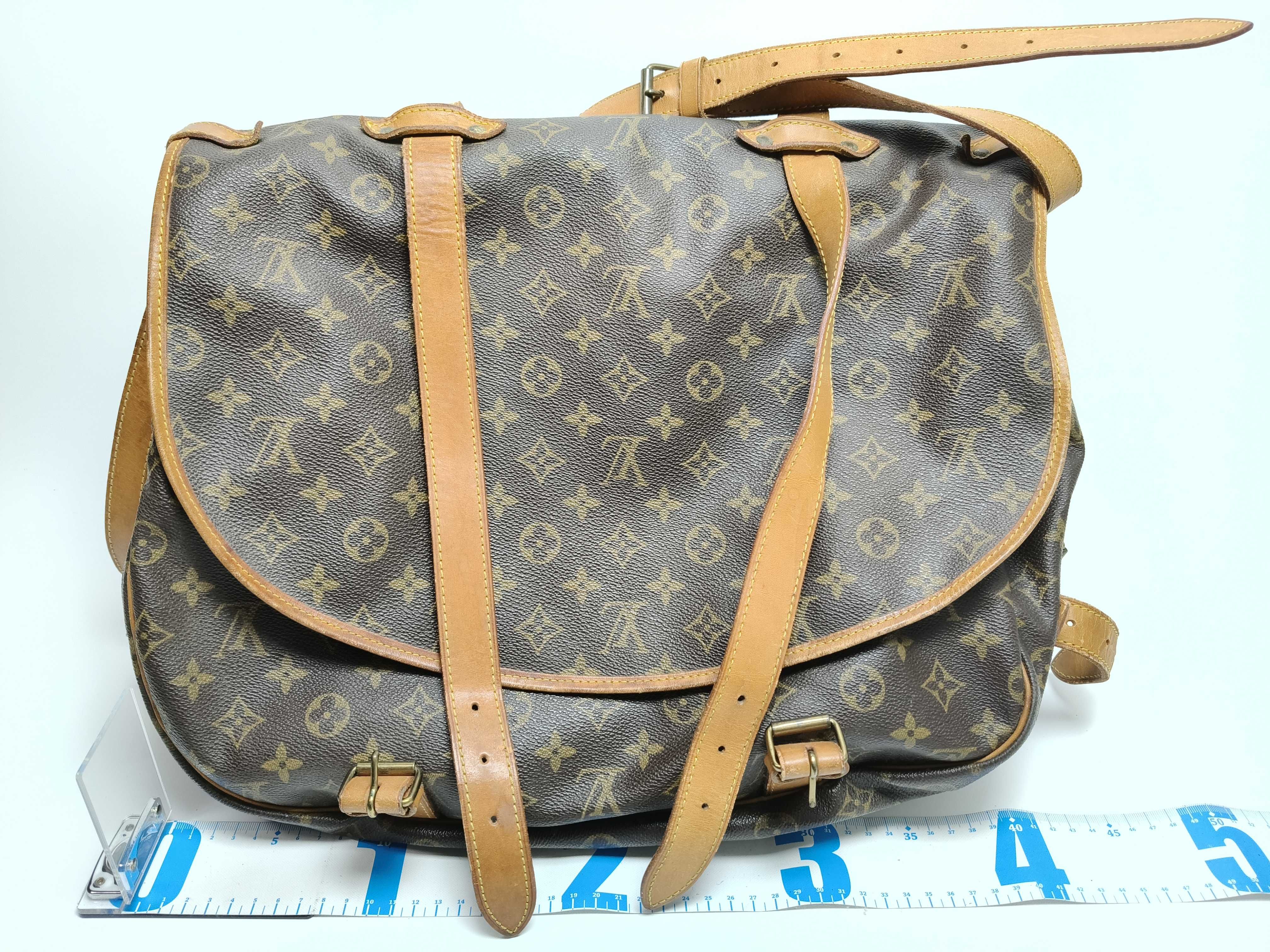 Monogram Vuitton Saumur 35 M42254 Shoulder Bag — view 2