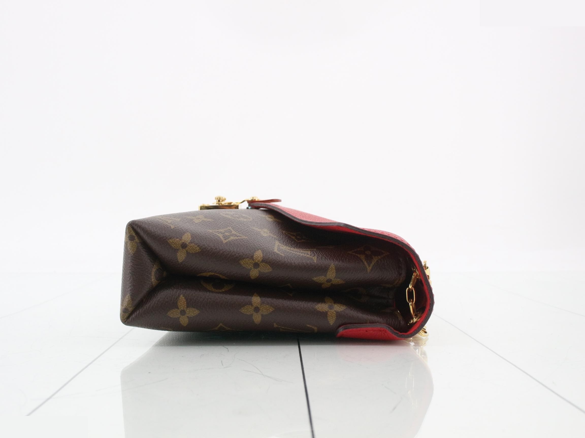 Monogram Pallas Chain Cerise Shoulder Bag — view 3