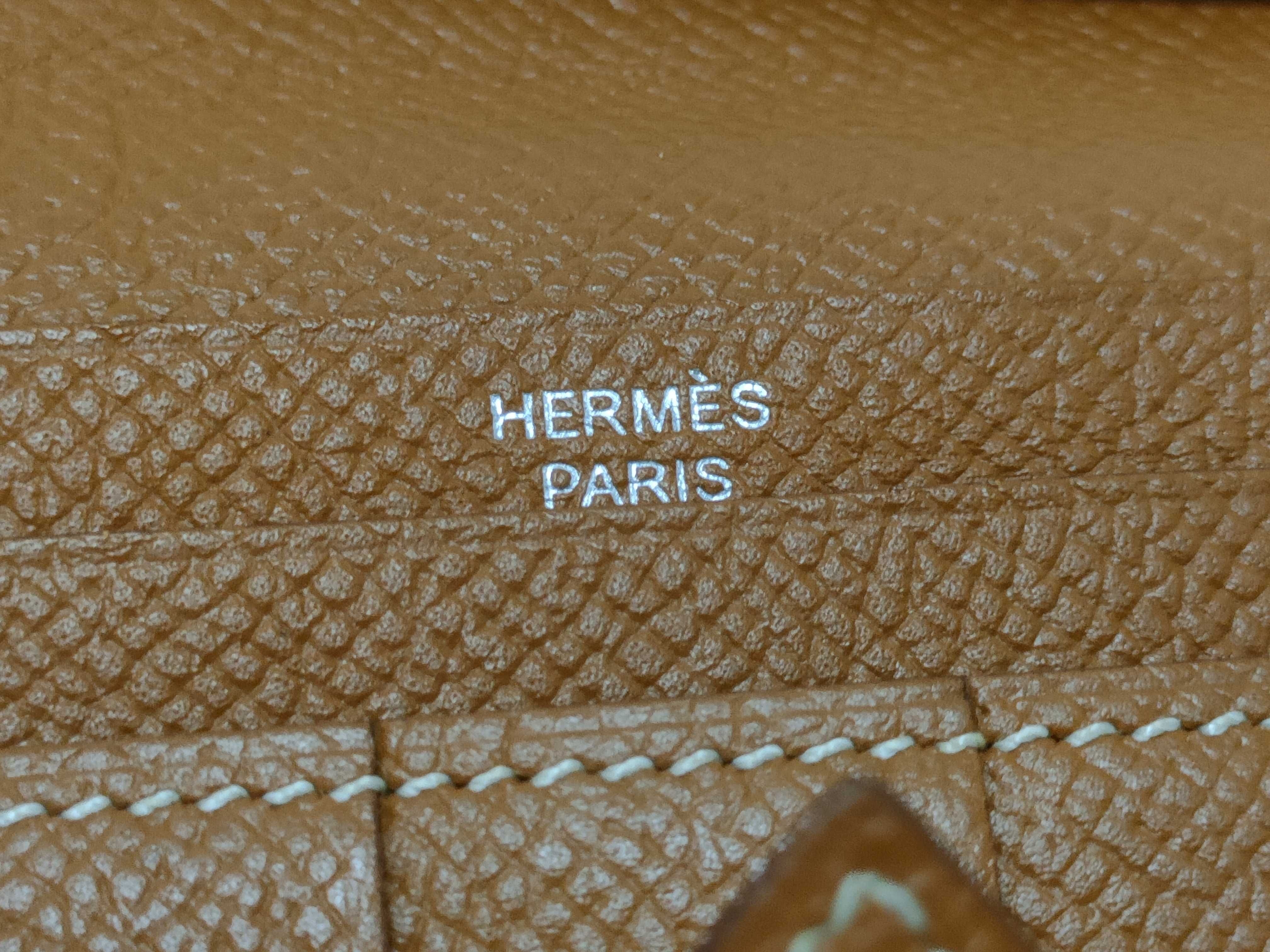 Bearn Soufflé Long Wallet A Stamp Camel Epsom Wallet — view 15