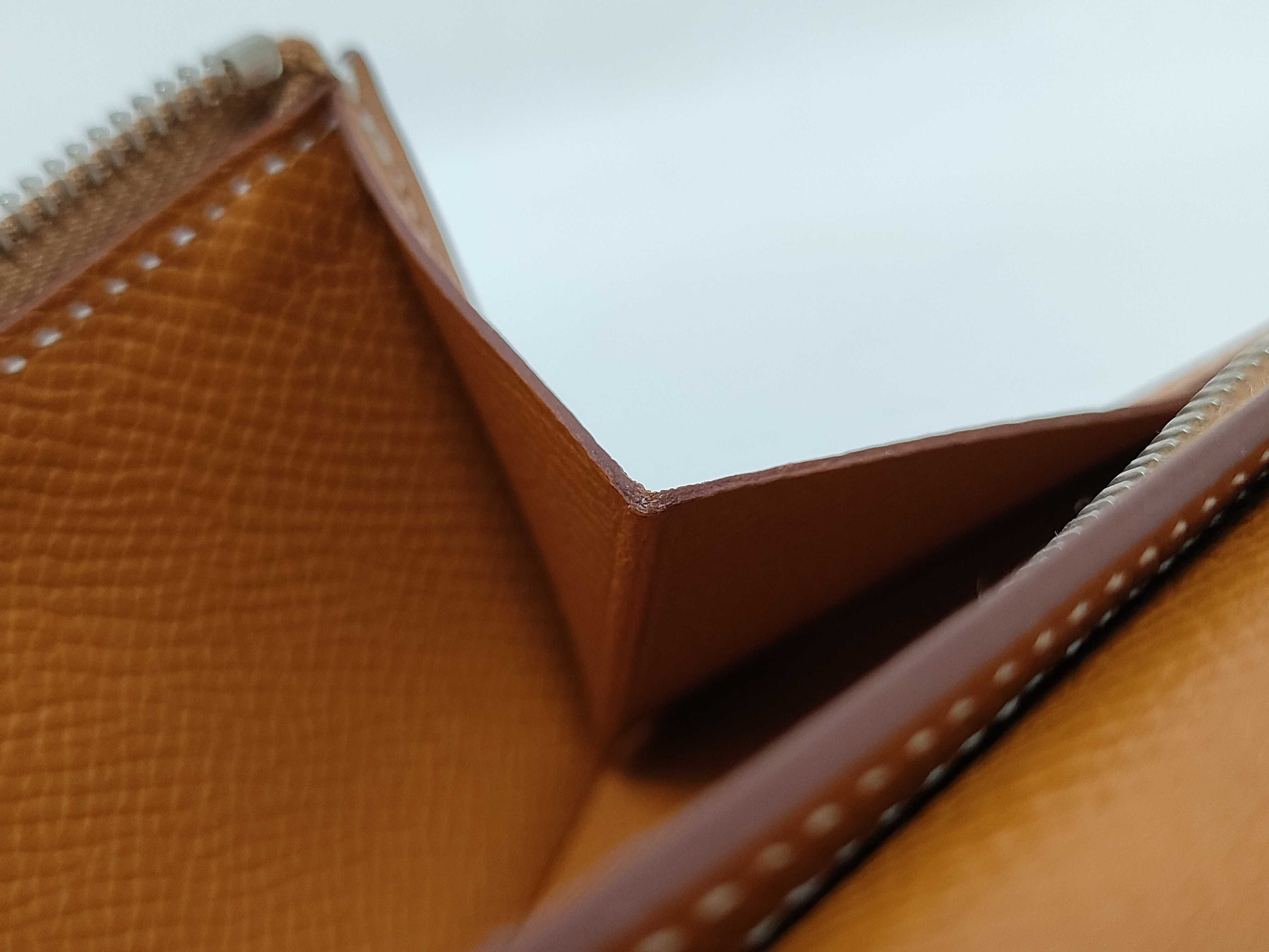 Bearn Soufflé Long Wallet A Stamp Camel Epsom Wallet — view 10