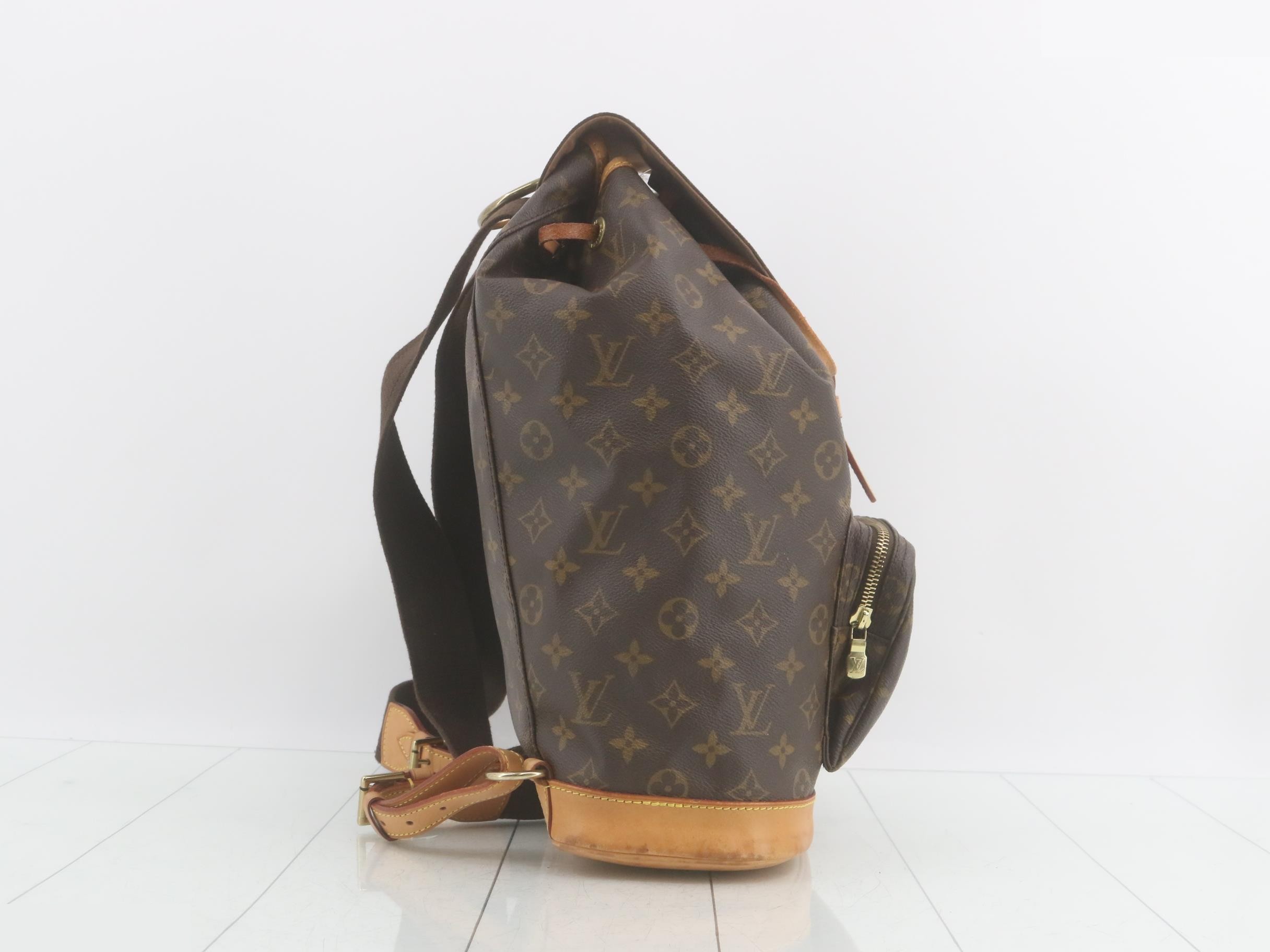 Monogram Montsouris GM Backpack — view 4