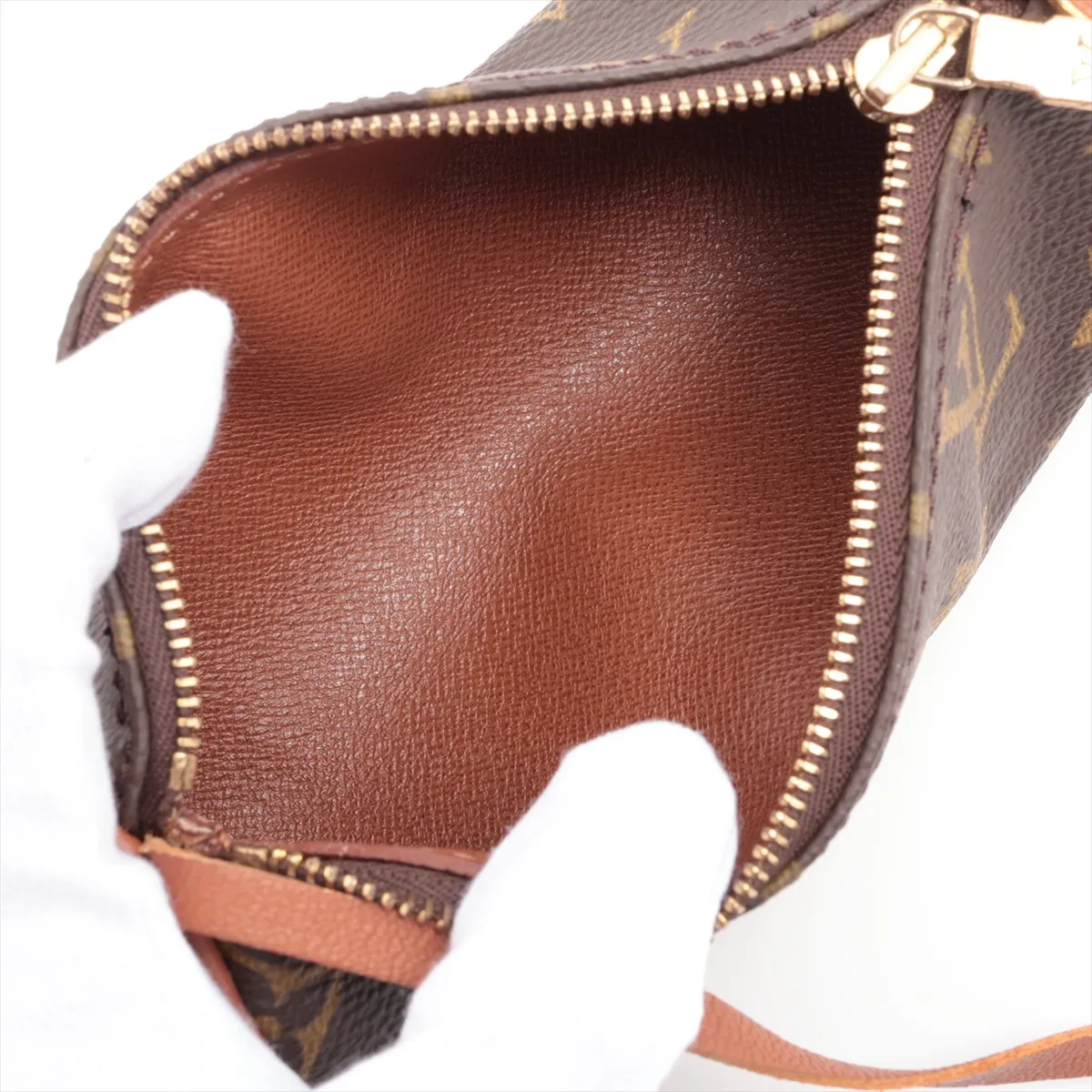 Monogram Papillon 30 M51365 Brown Pouch (Pouch only) — view 3
