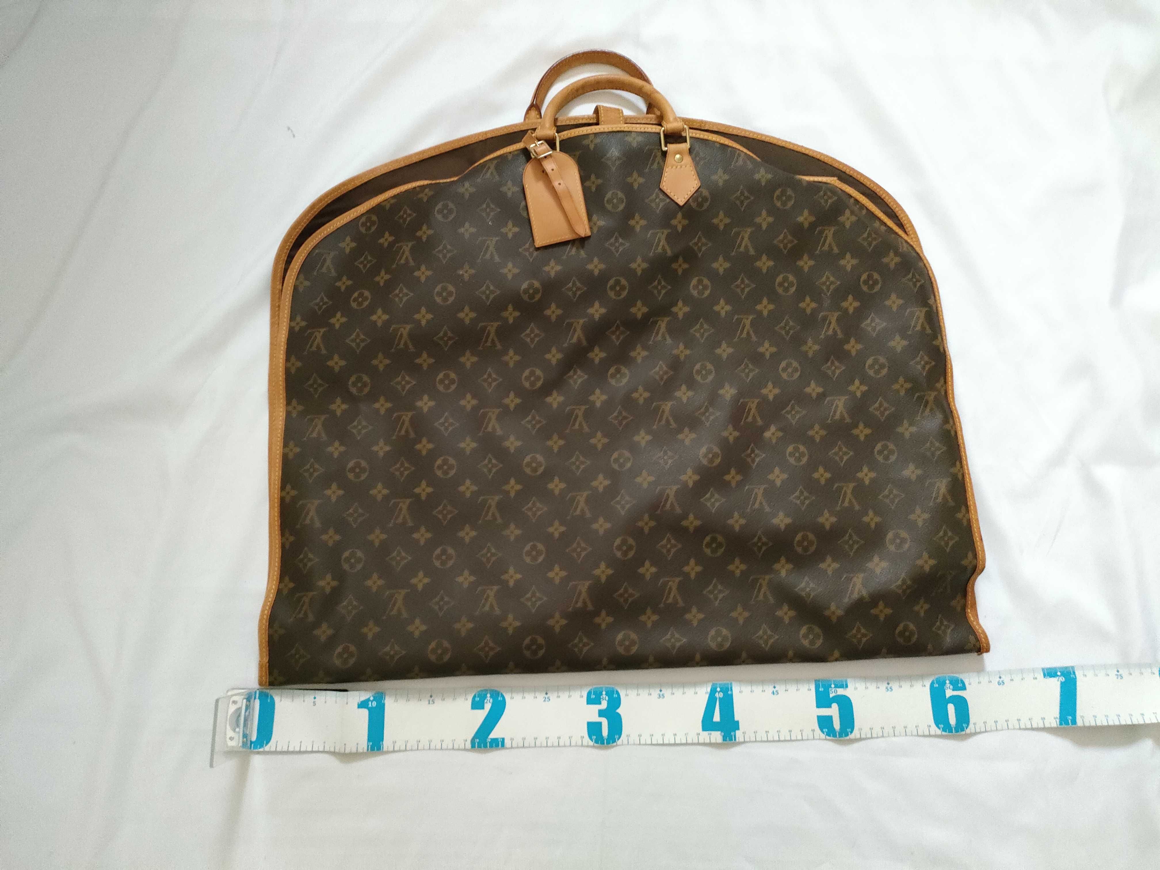 Monogram Louis Vuitton LV Monogram Us Porteau Habits Bag with Hanger — view 2