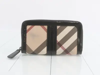 Round zipper long wallet
