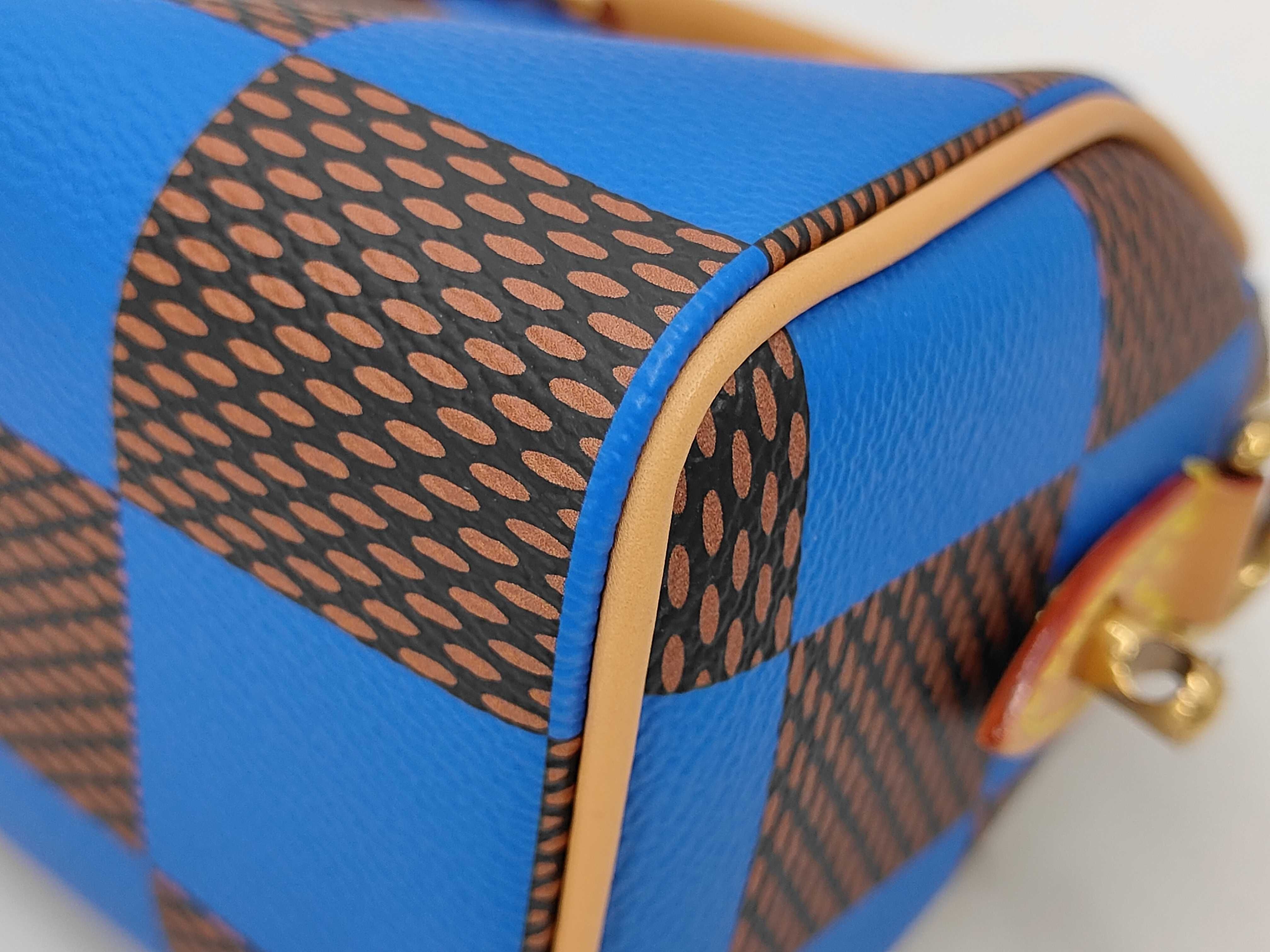 Speedy Bandoulière 18 Damier Pop Blue N40595 RFID Shoulder Bag — view 4