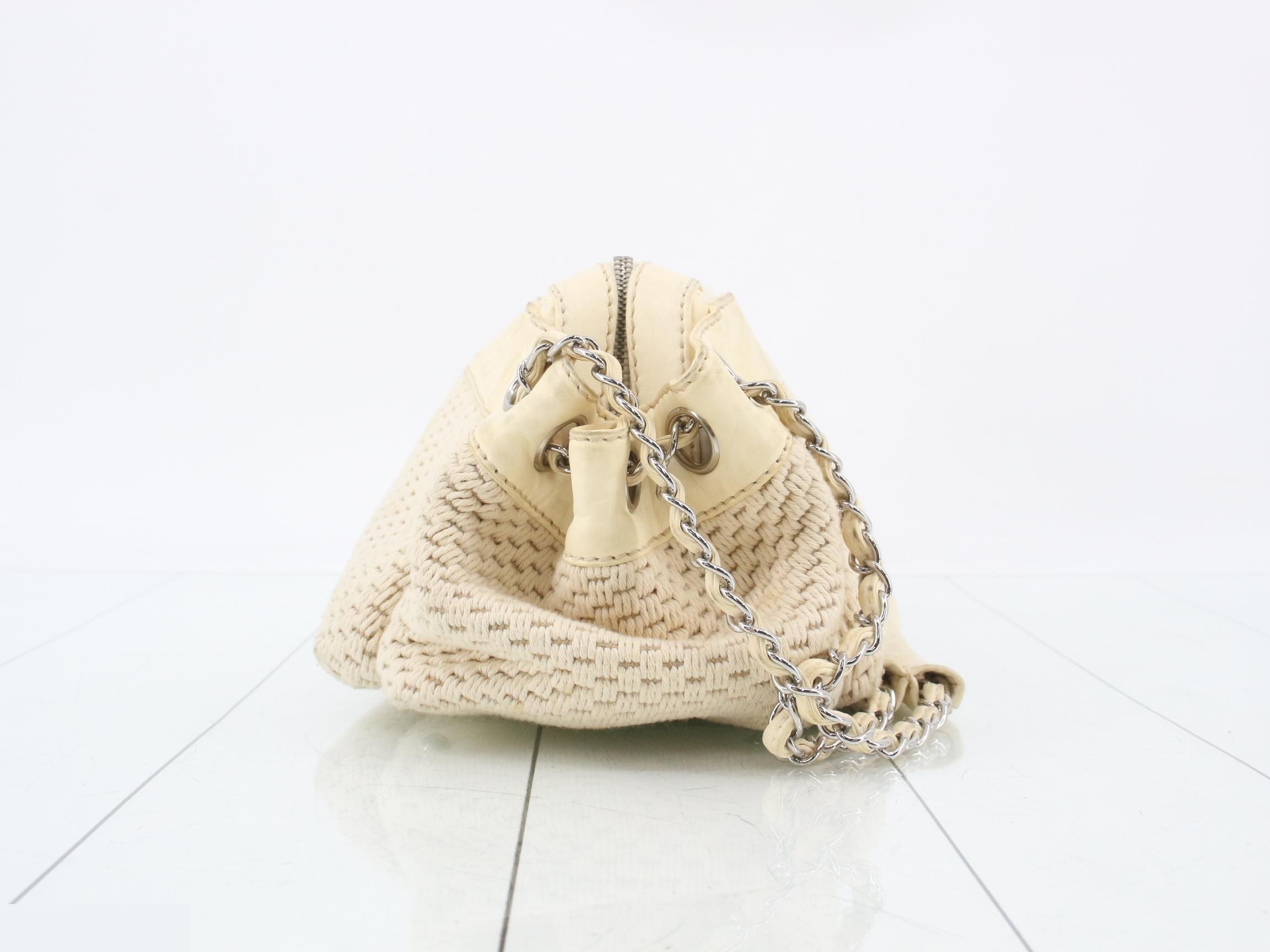 shoulder bag, LAX line, crochet fabric. — view 3