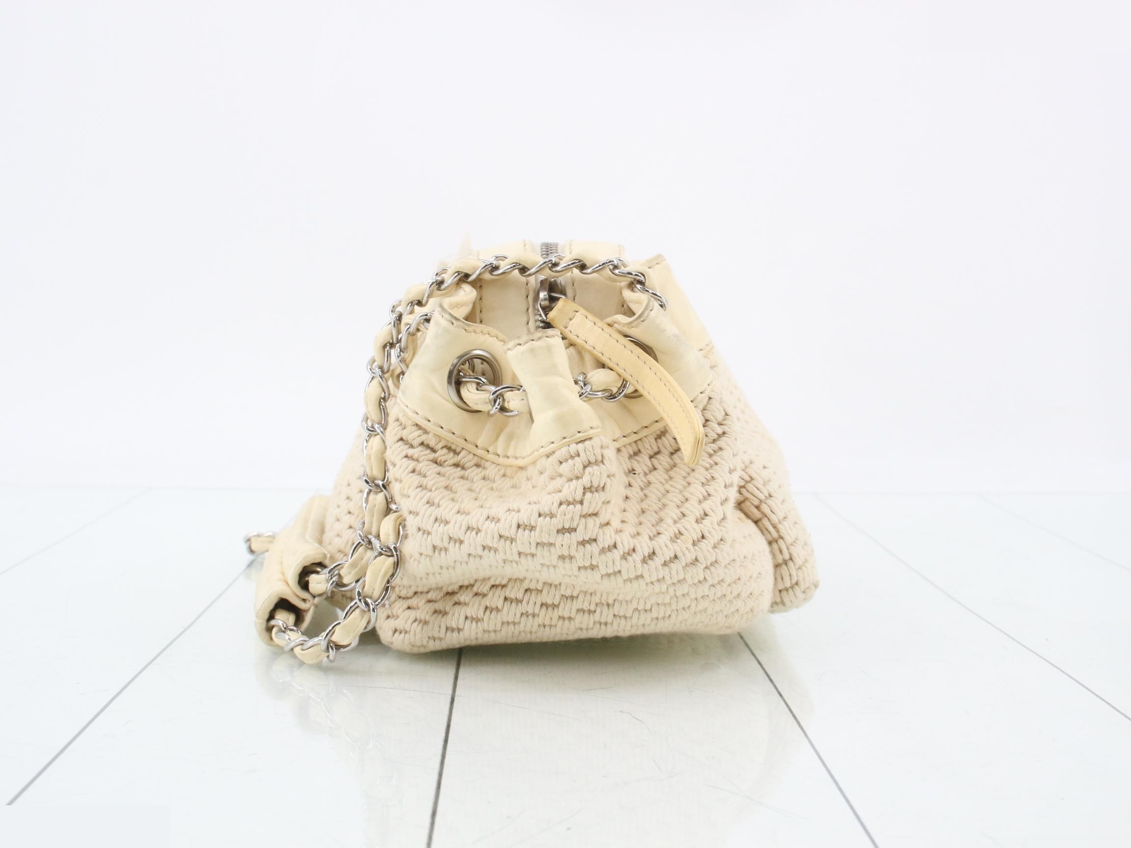 shoulder bag, LAX line, crochet fabric. — view 4