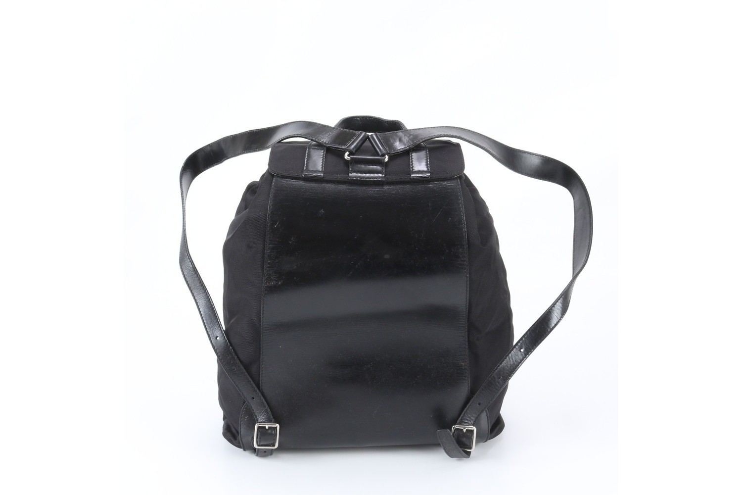 Leather Nylon Backpack — view 3