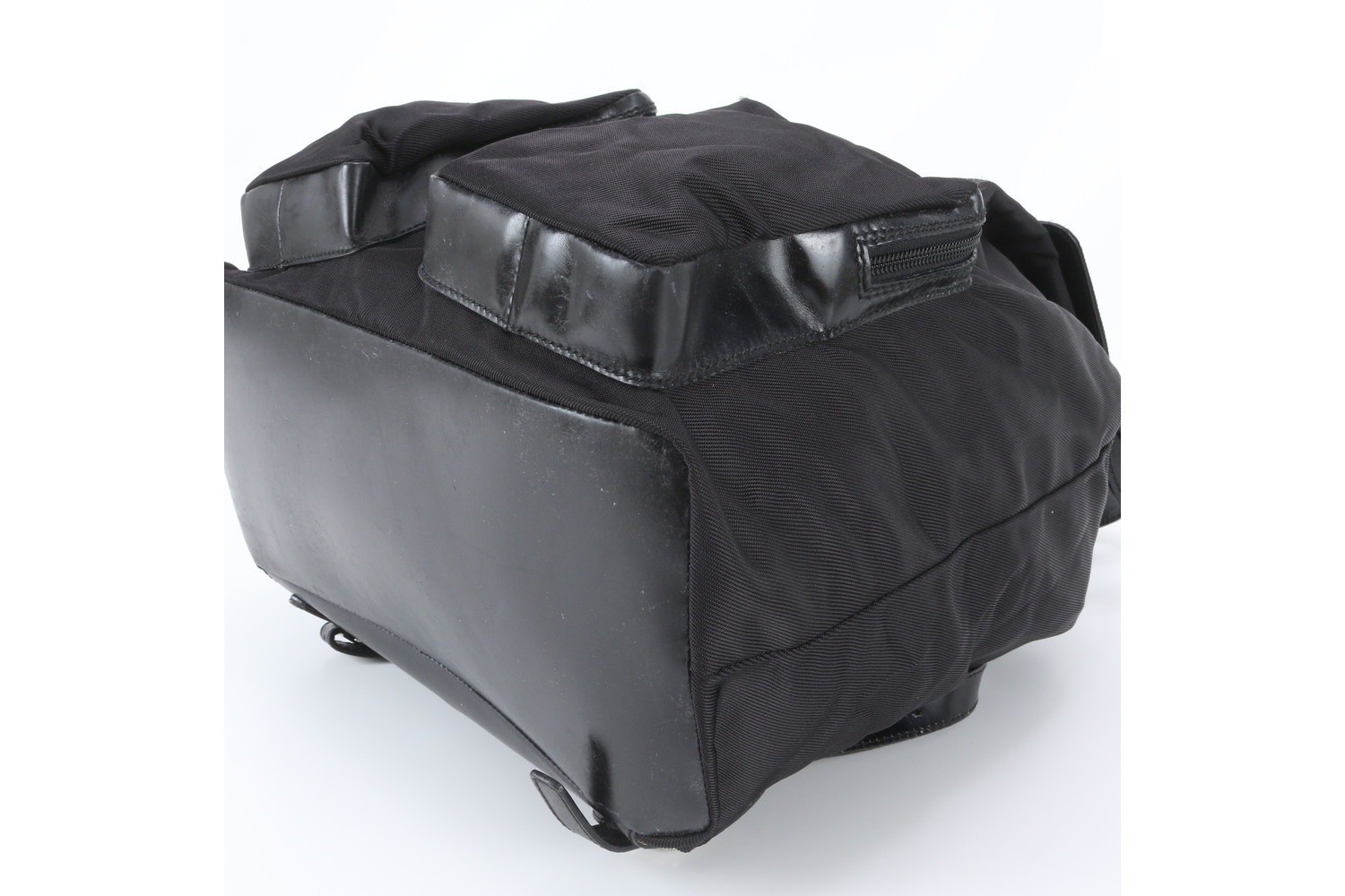 Leather Nylon Backpack — view 6