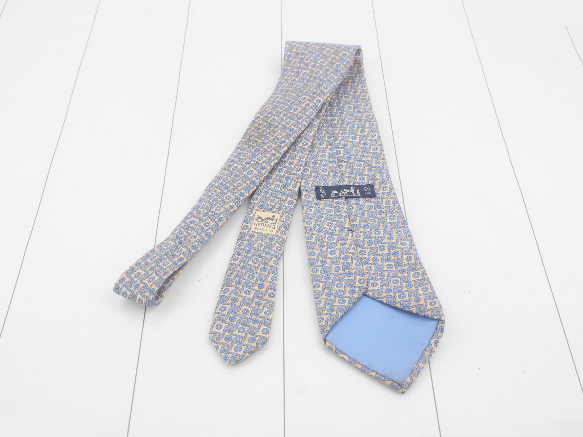 Necktie with tag — view 2