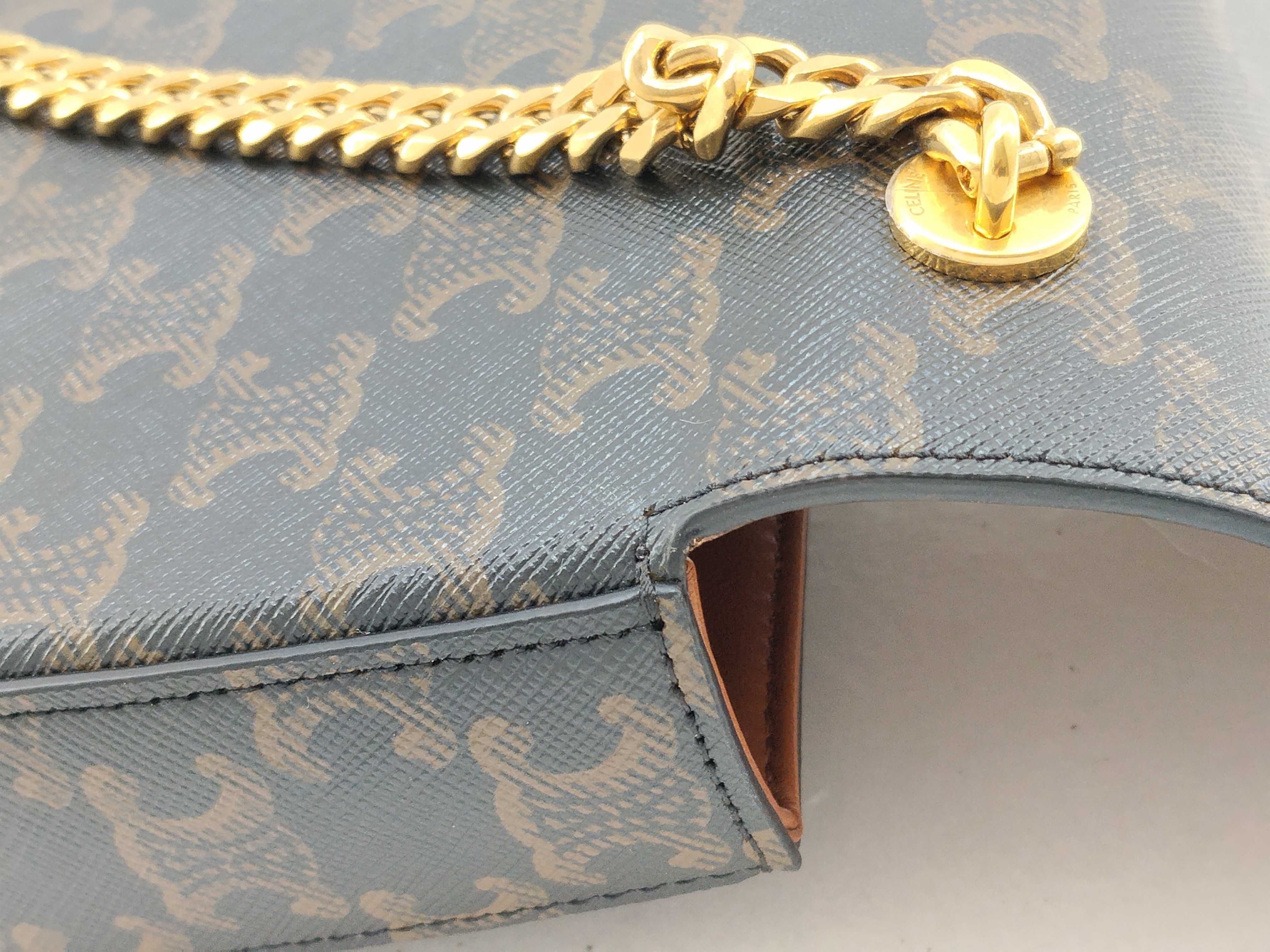 Triomphe Chain Shoulder Bag — view 14