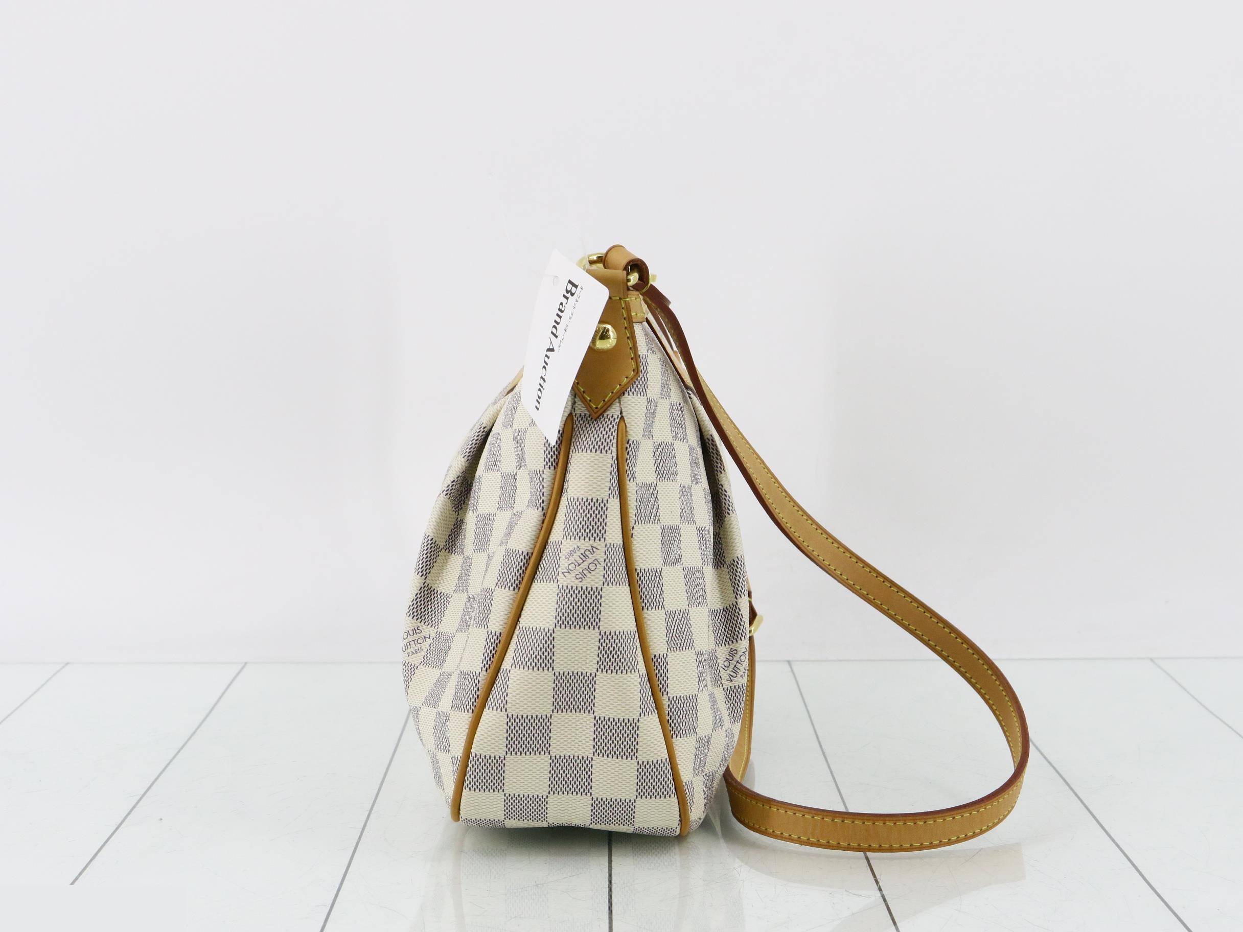 Damier Azur Siracusa PM Shoulder Bag — view 3