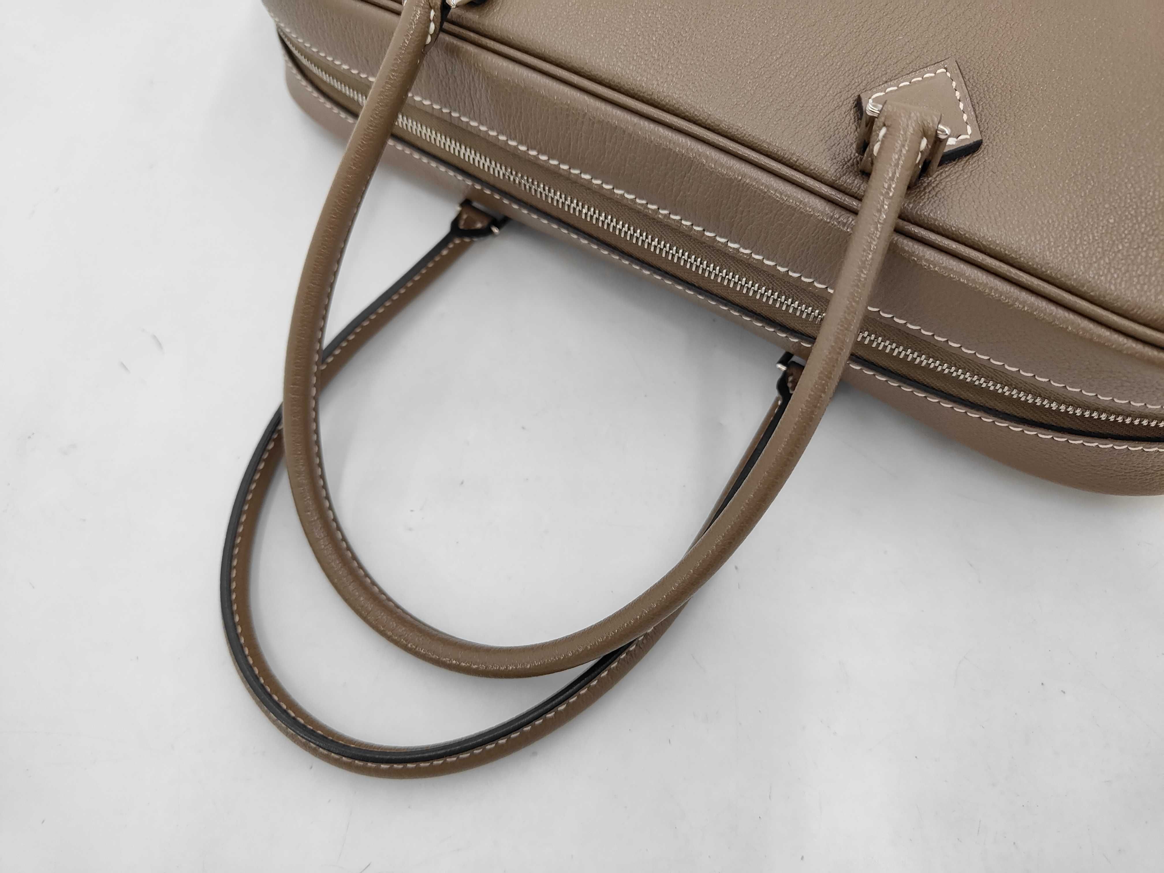 Plume Elan 28 X-stamp Chevre leather handbag — view 4