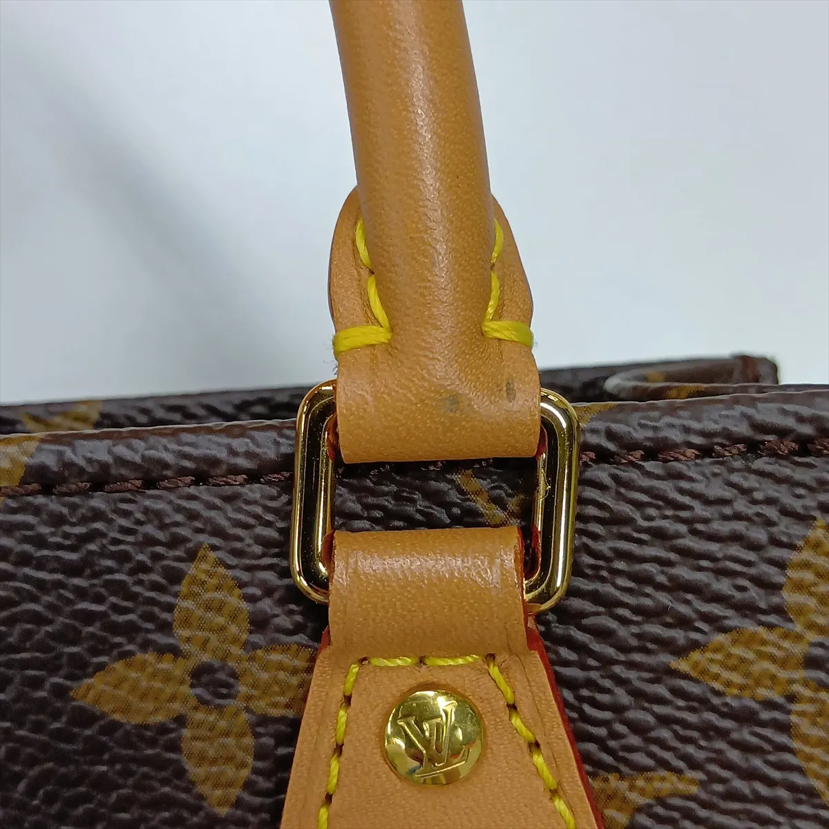 Monogram Petite Sac Plat M69442 Brown (RFID detected) — view 14