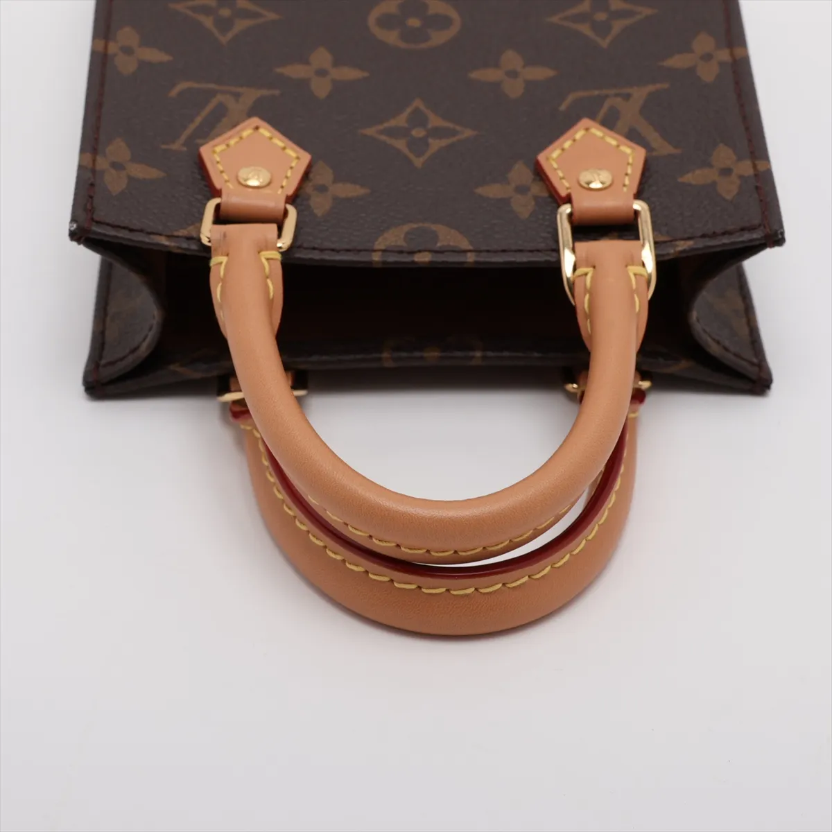Monogram Petite Sac Plat M69442 Brown (RFID detected) — view 5