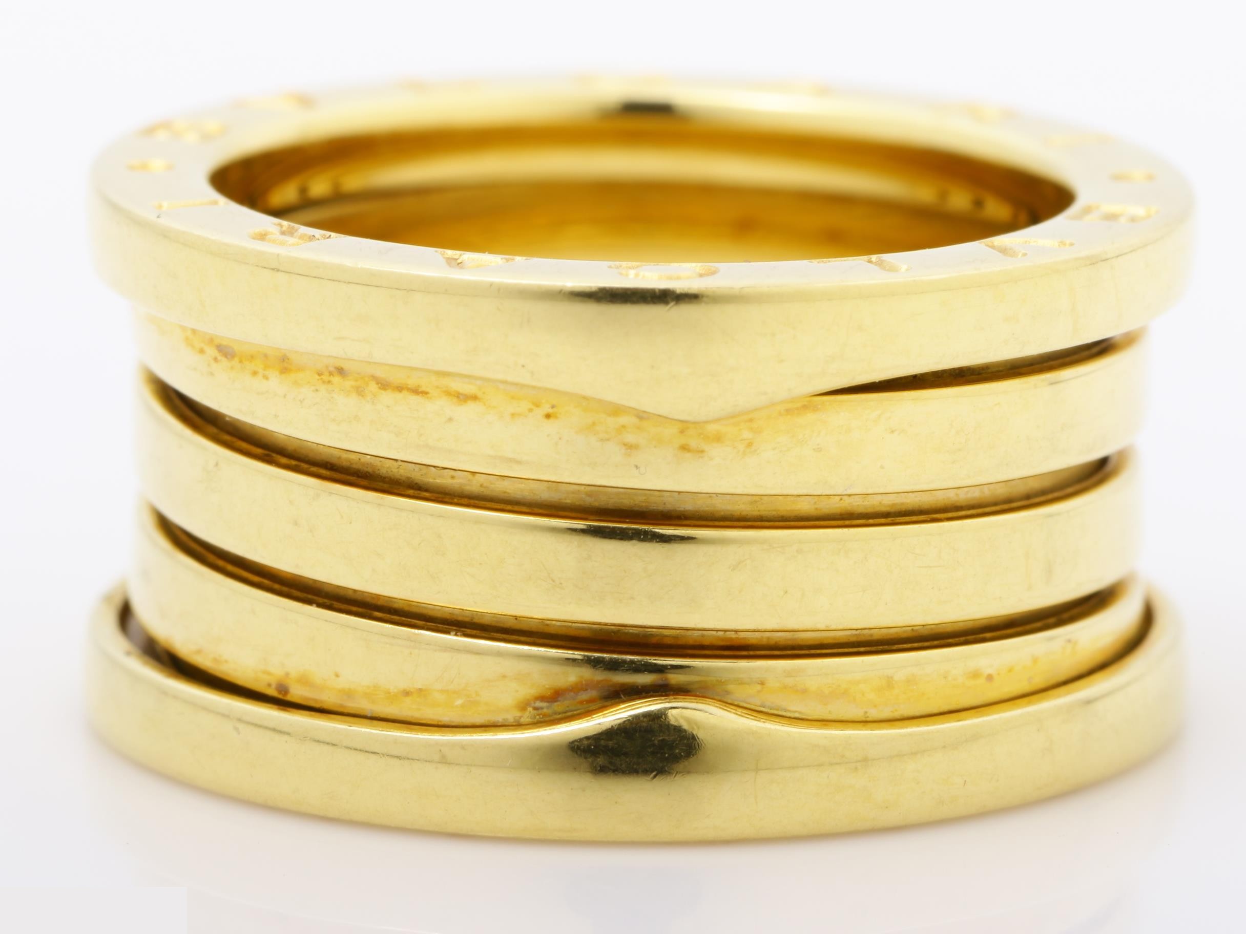 B.zero1 750YG 10.34g Ring #52 / Actual size #11 — view 2