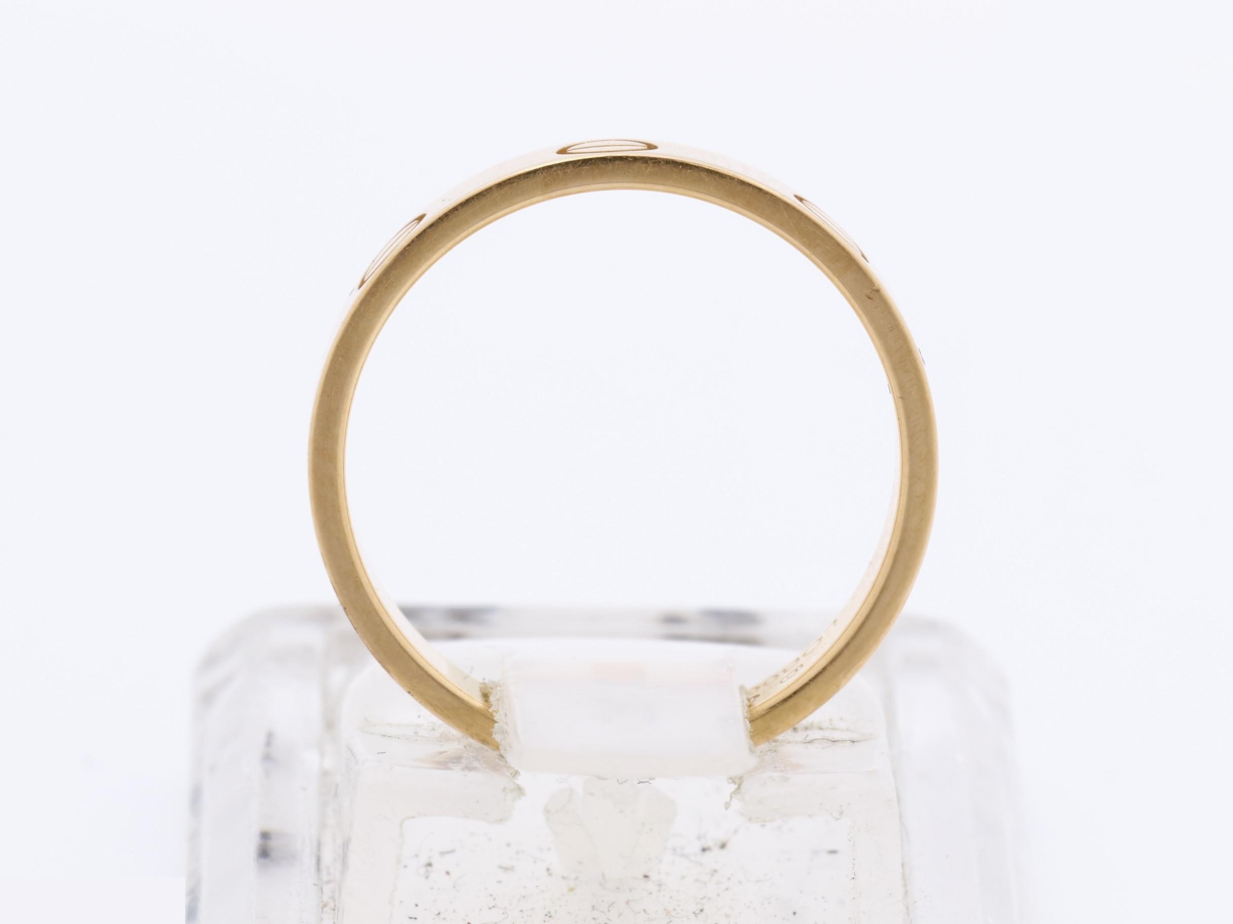Mini Love Ring, Size #49, 18K Pink Gold, 3g, with Box — view 5