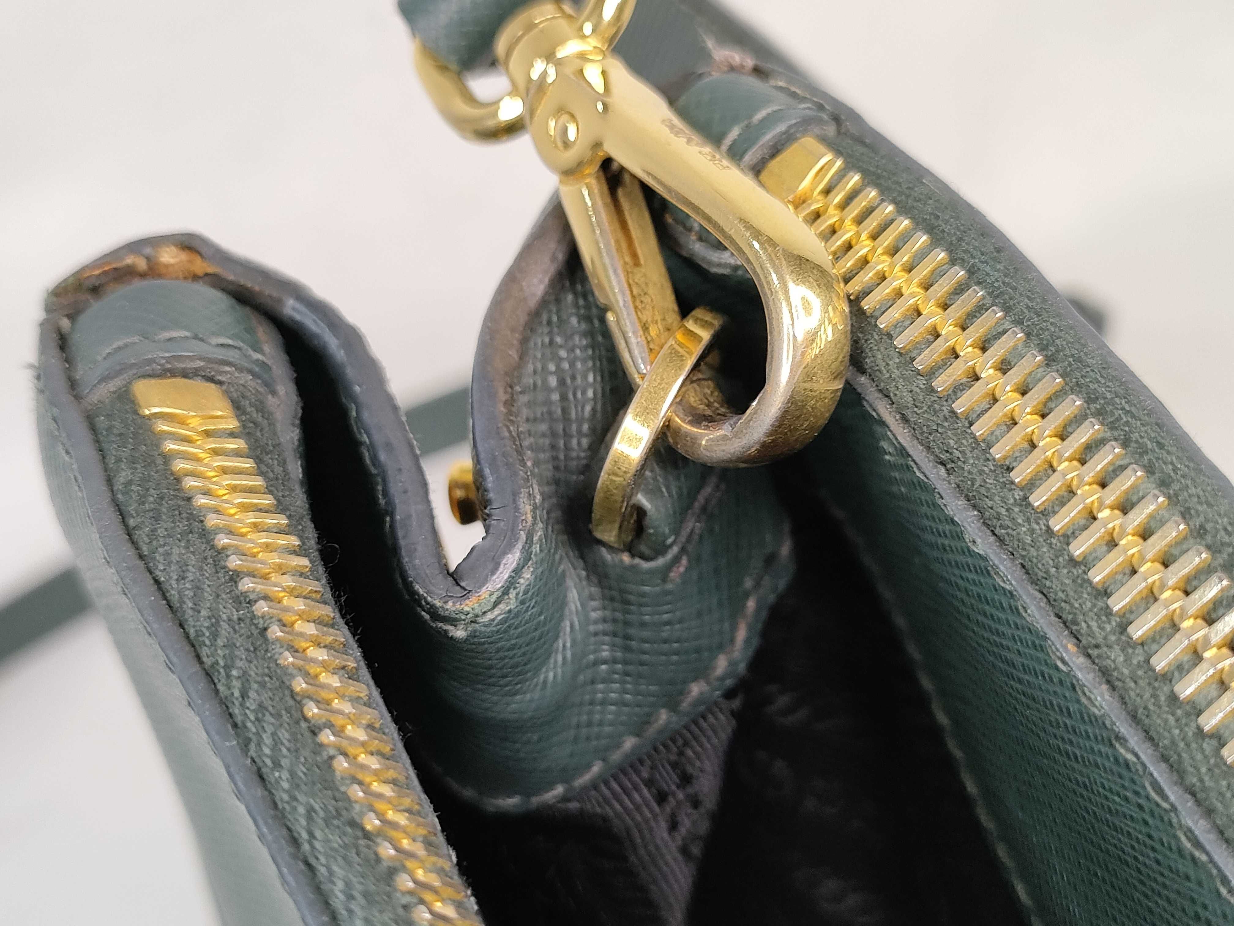 Galleria Handbag, Leather, Green, 2-Way Handbag — view 15