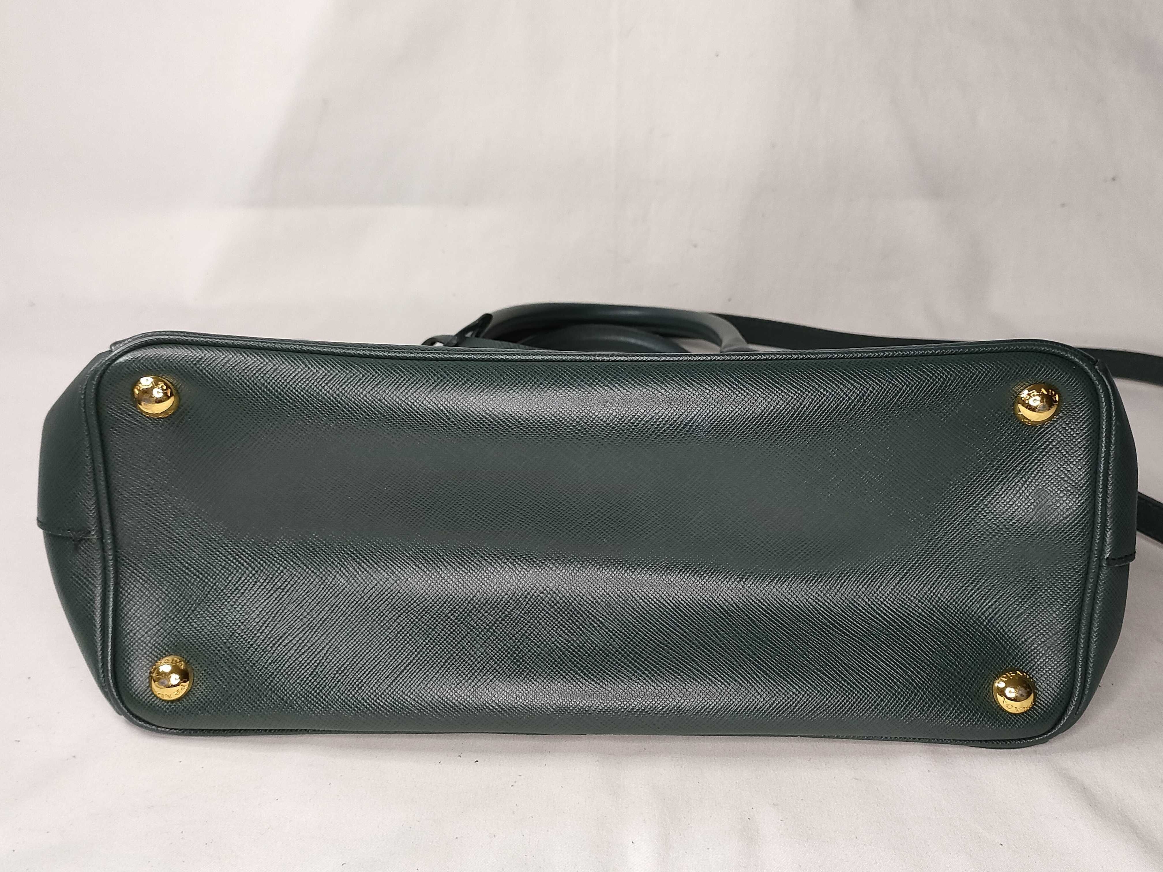 Galleria Handbag, Leather, Green, 2-Way Handbag — view 8