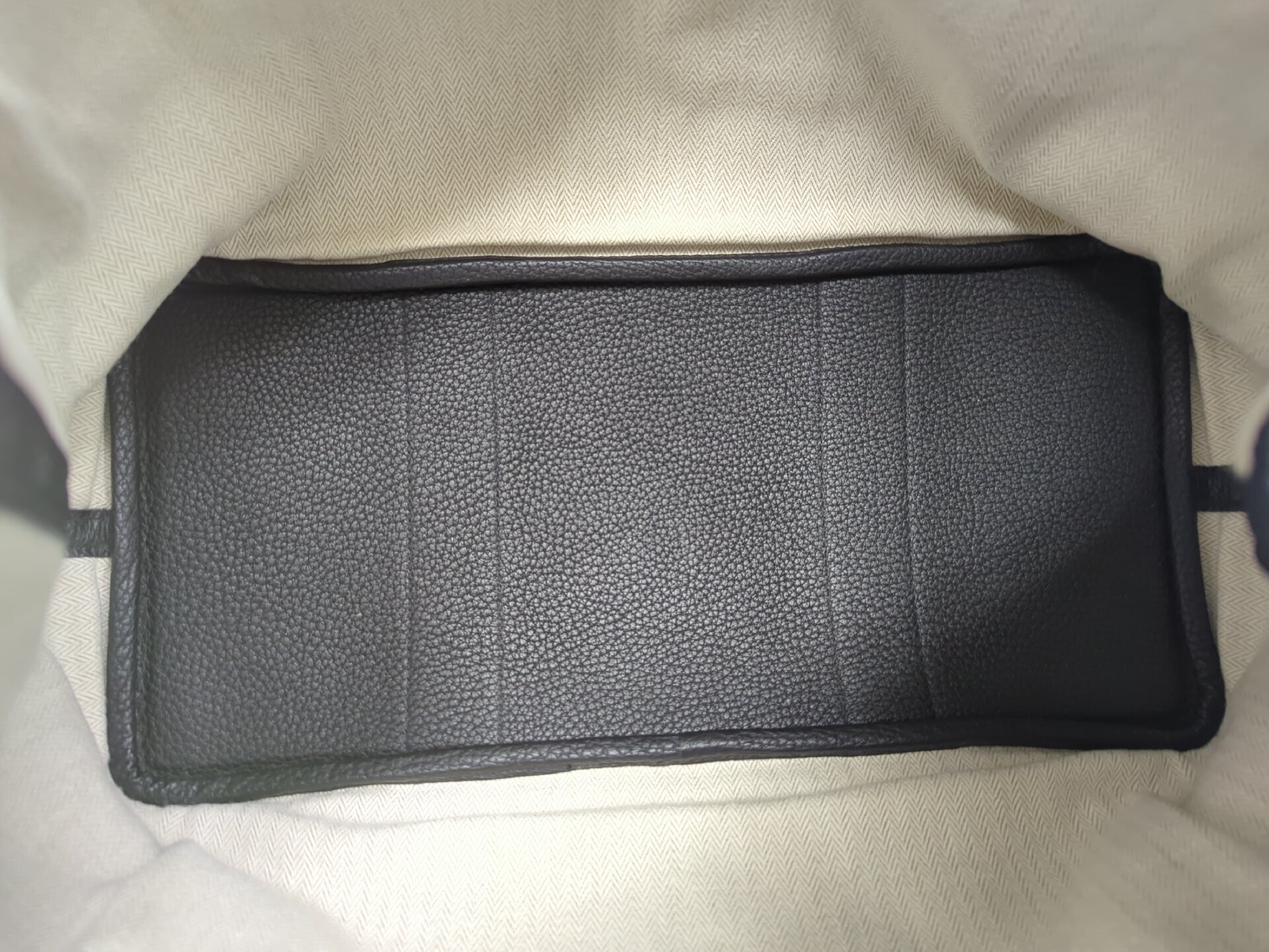 Garden Party 36 PM Negonda Black Tote Bag with Silver Hardware and D Stamp — view 11