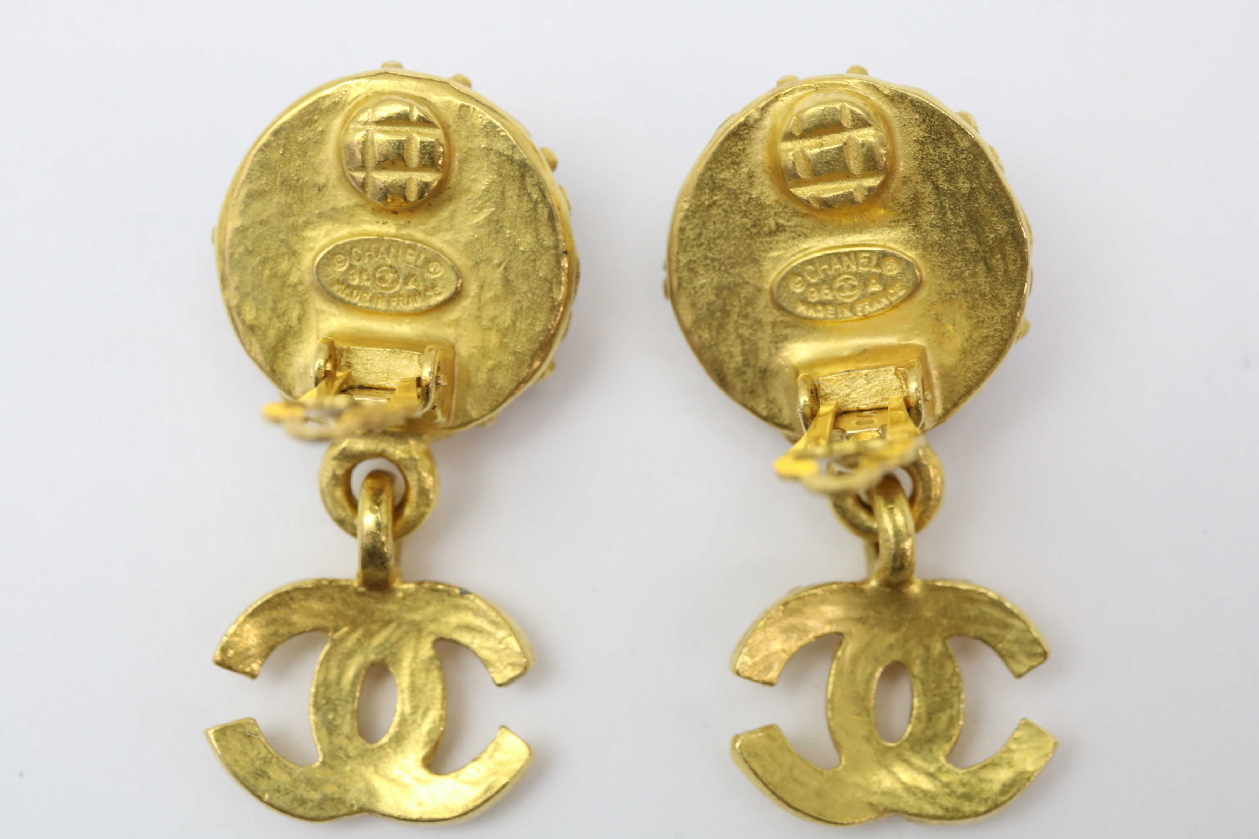 Coco Mark Color Stone Earrings 96A — view 3