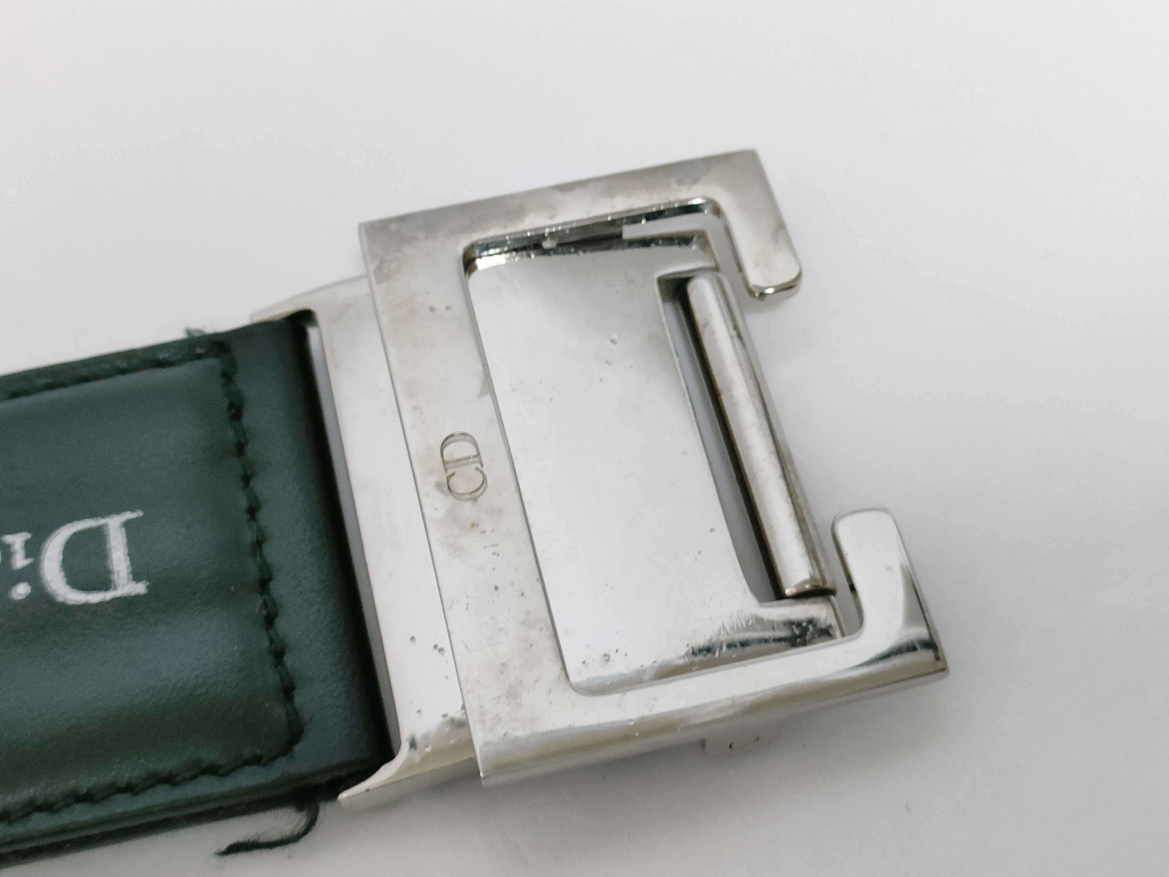 CD logo buckle belt, fabric, 34BM-0074 belt. — view 2